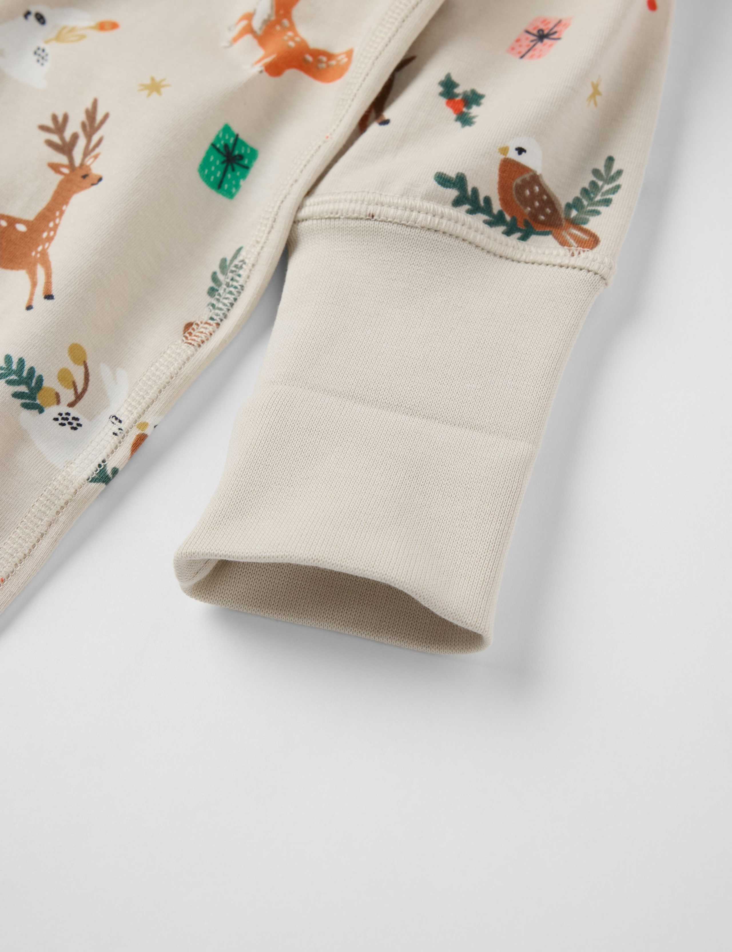 Cotton Rich Forest Animals Sleepsuit (0-4 Yrs) 2 of 3