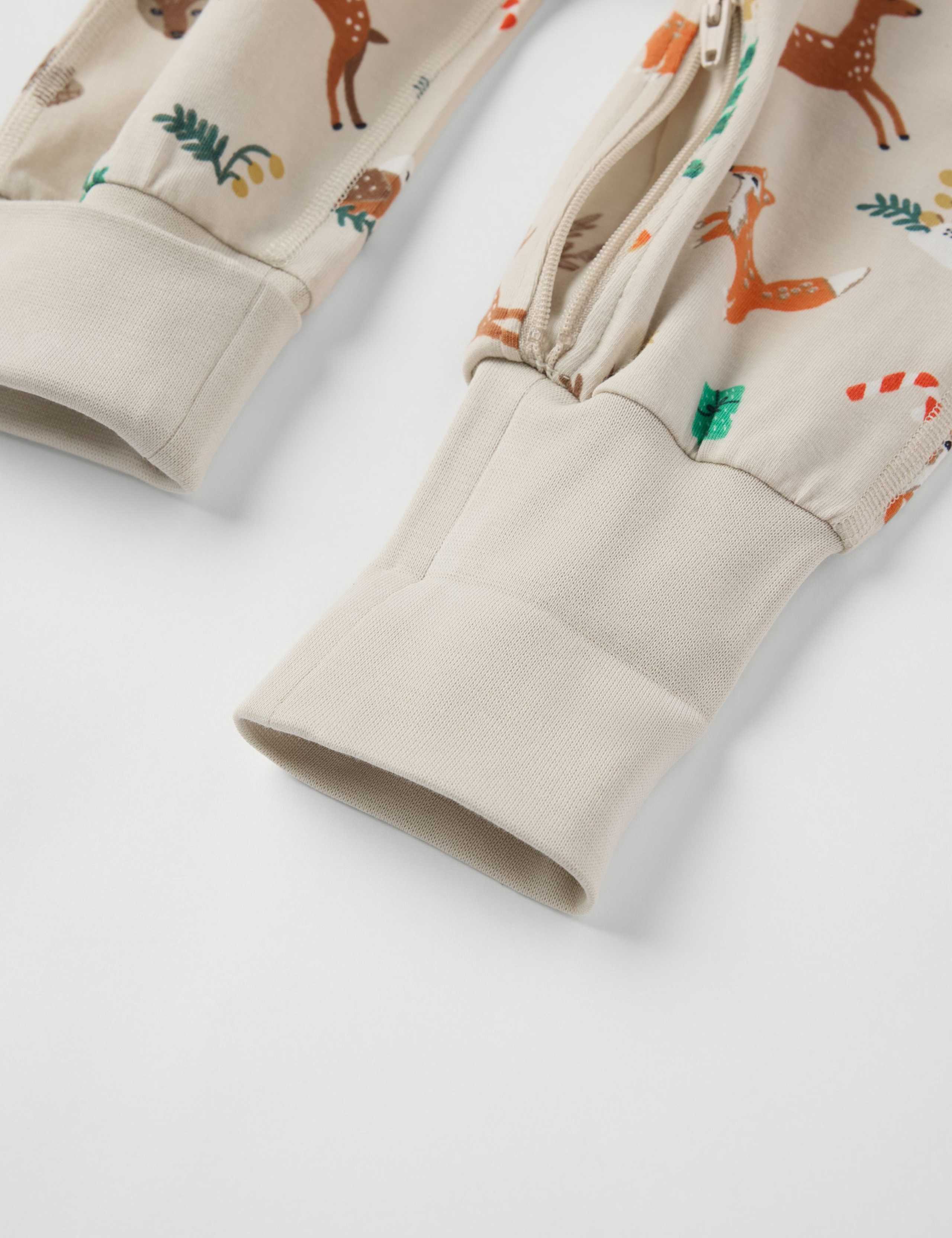 Cotton Rich Forest Animals Sleepsuit (0-4 Yrs) 3 of 3