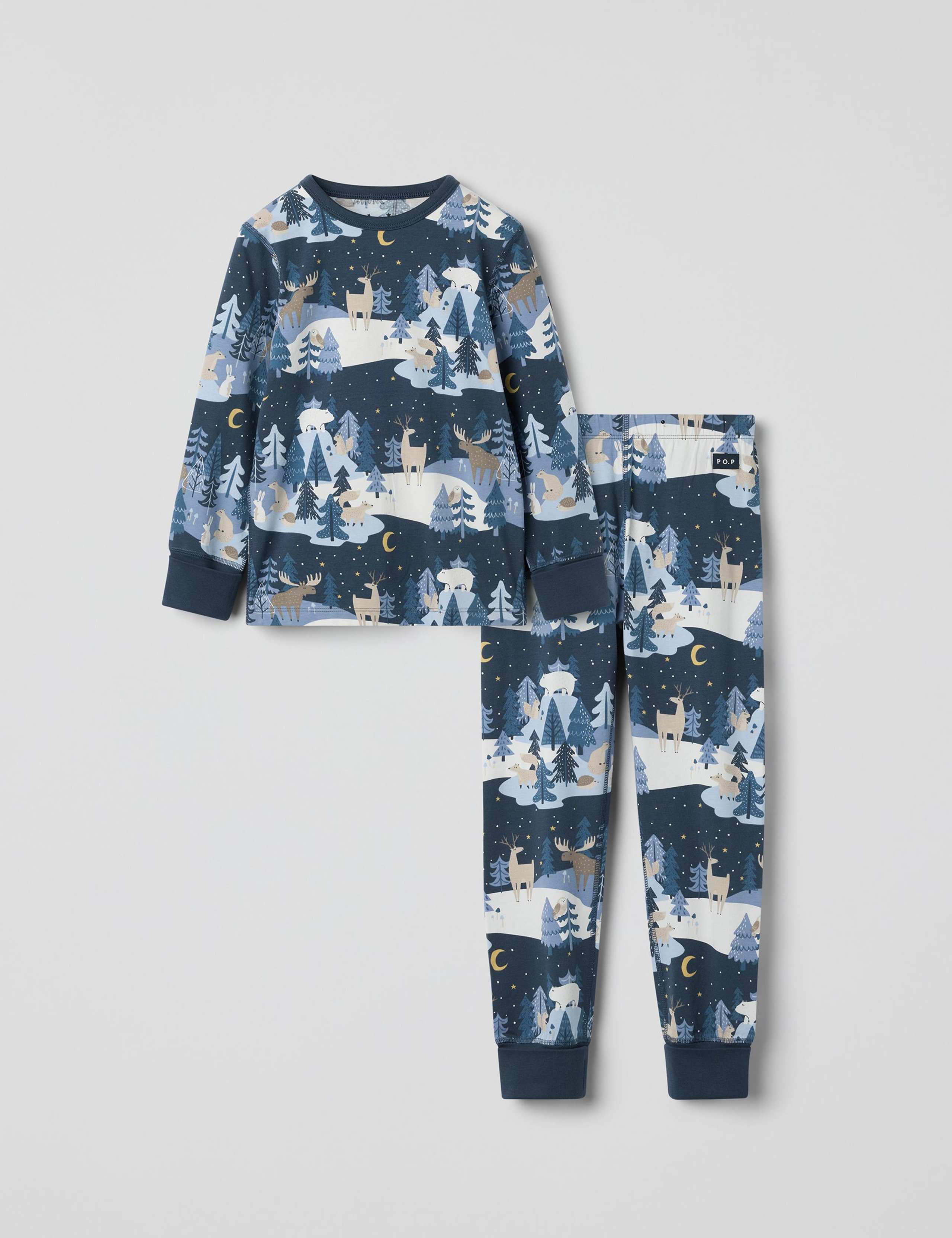 Cotton Rich Winter Wonderland Pyjamas (1-10 Yrs) 1 of 3