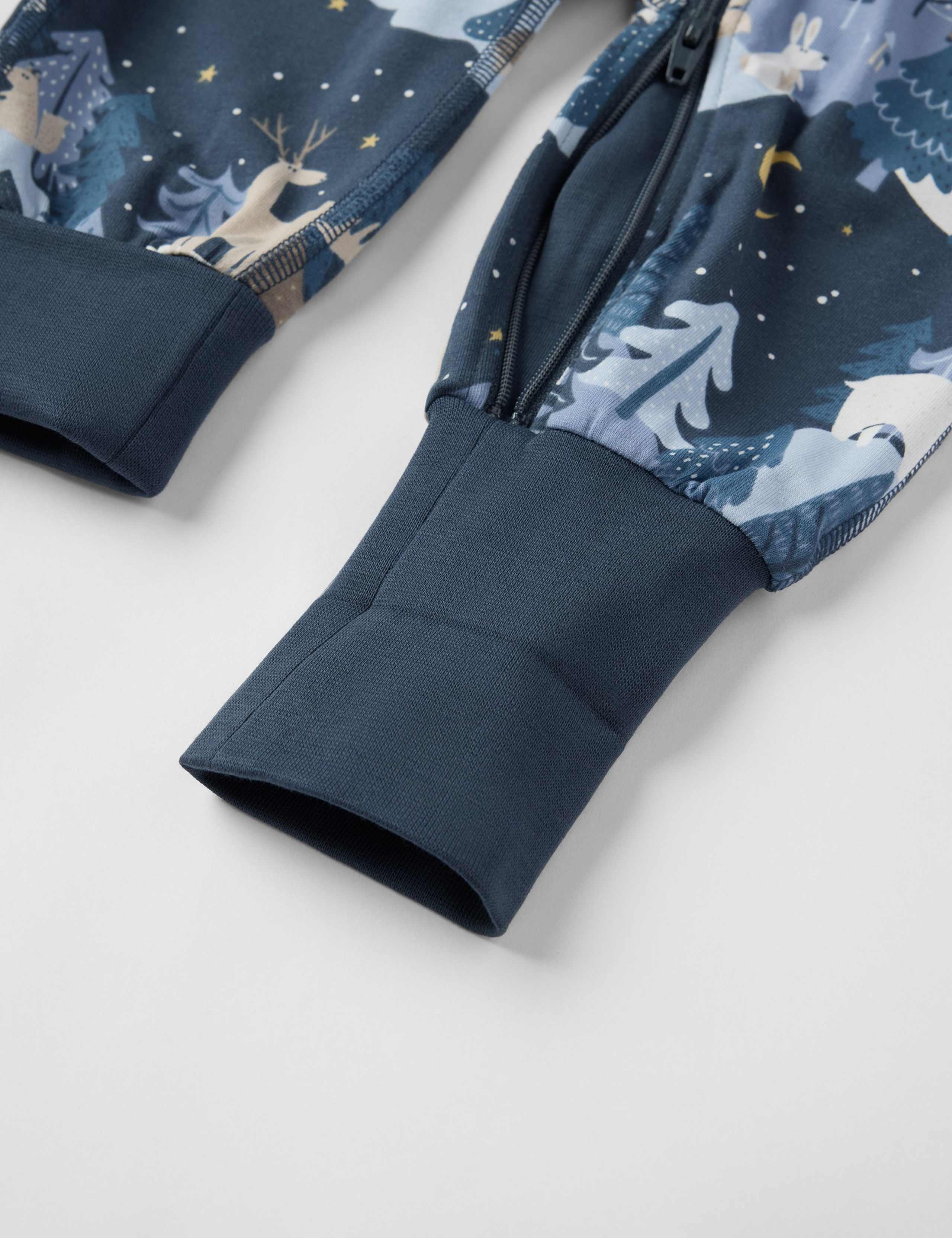 Cotton Rich Winter Animal Sleepsuit (0-4 Yrs) 2 of 3