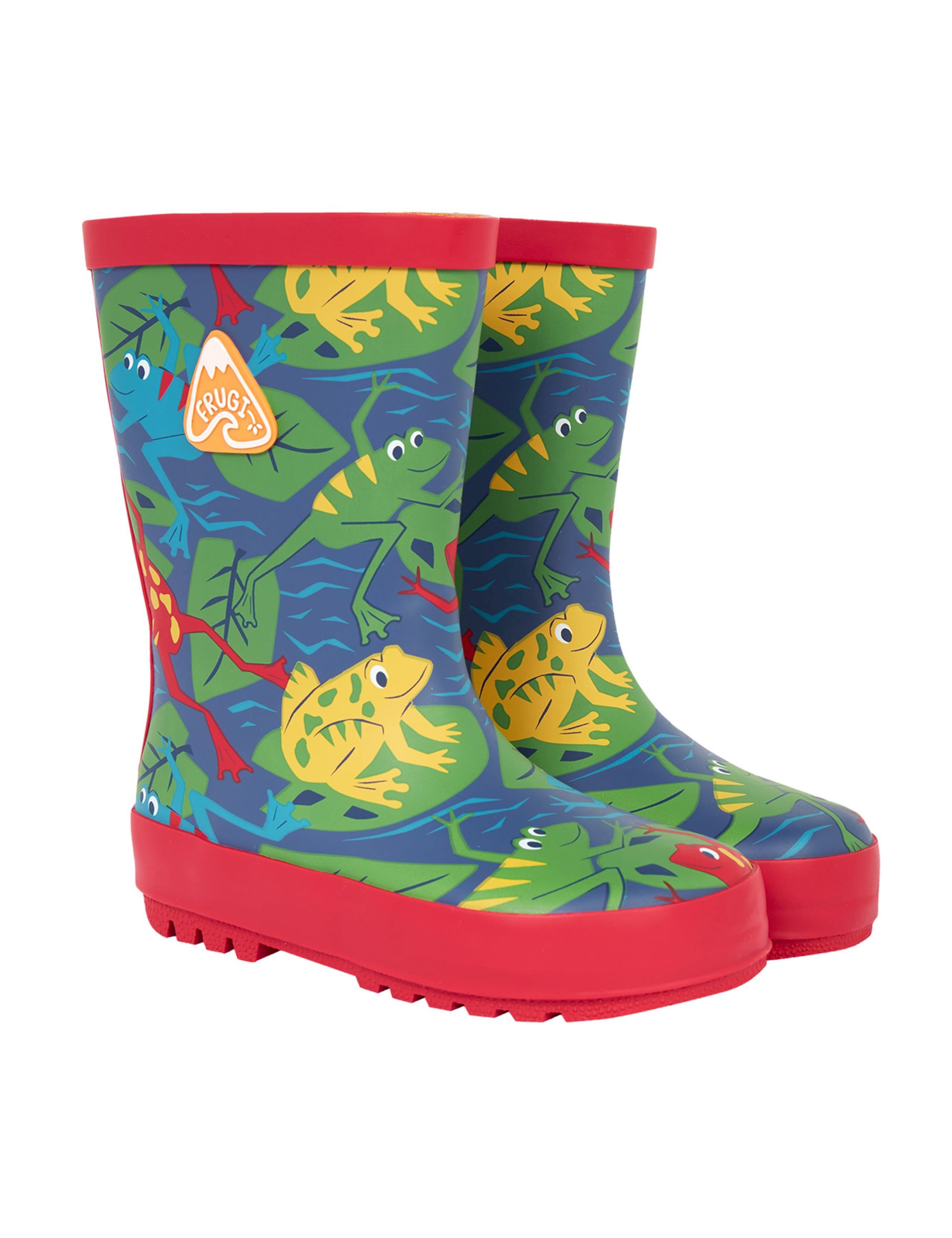 Kids' Frog Wellies (1 Small - 13 Small) 1 of 5