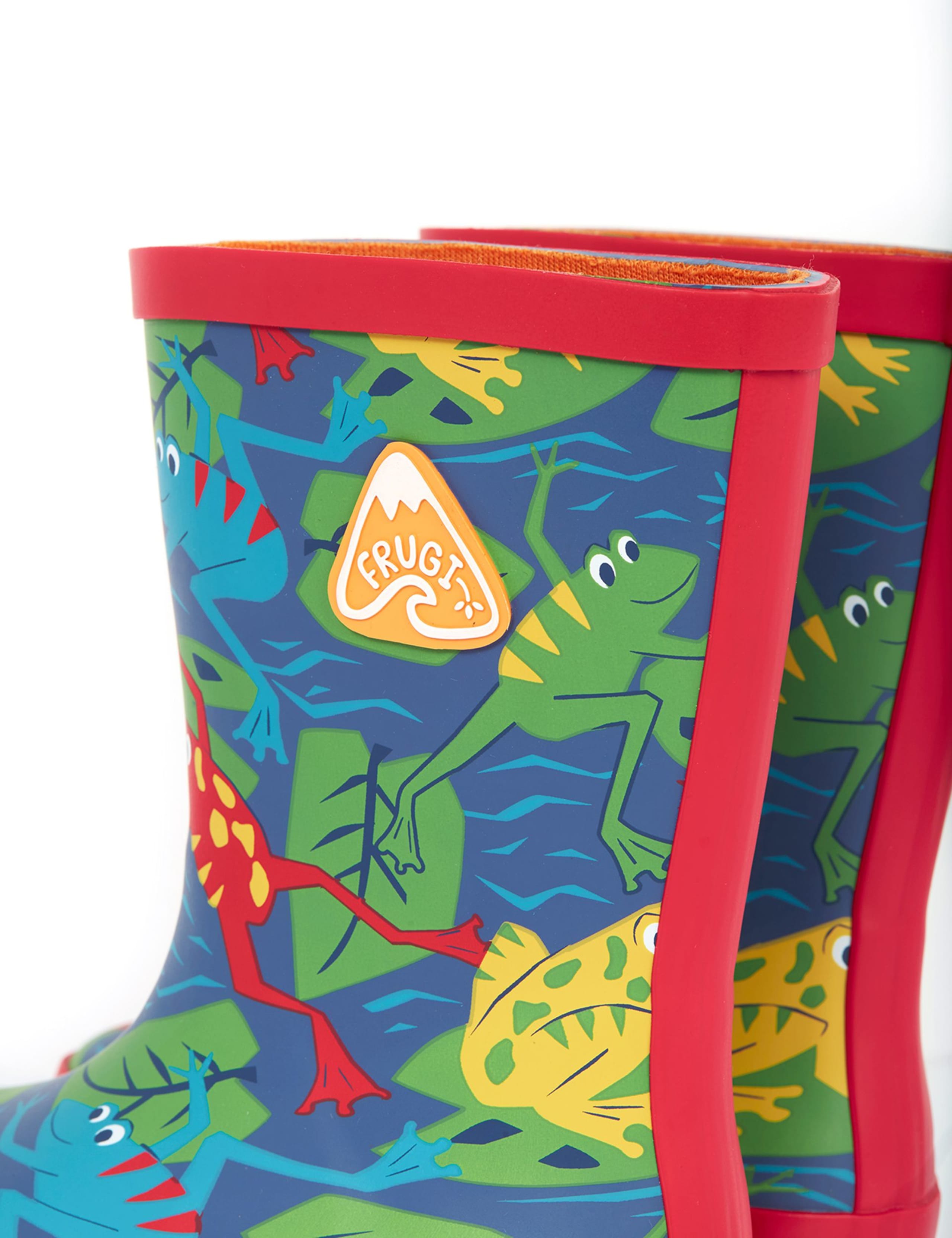 Kids' Frog Wellies (1 Small - 13 Small) 2 of 5