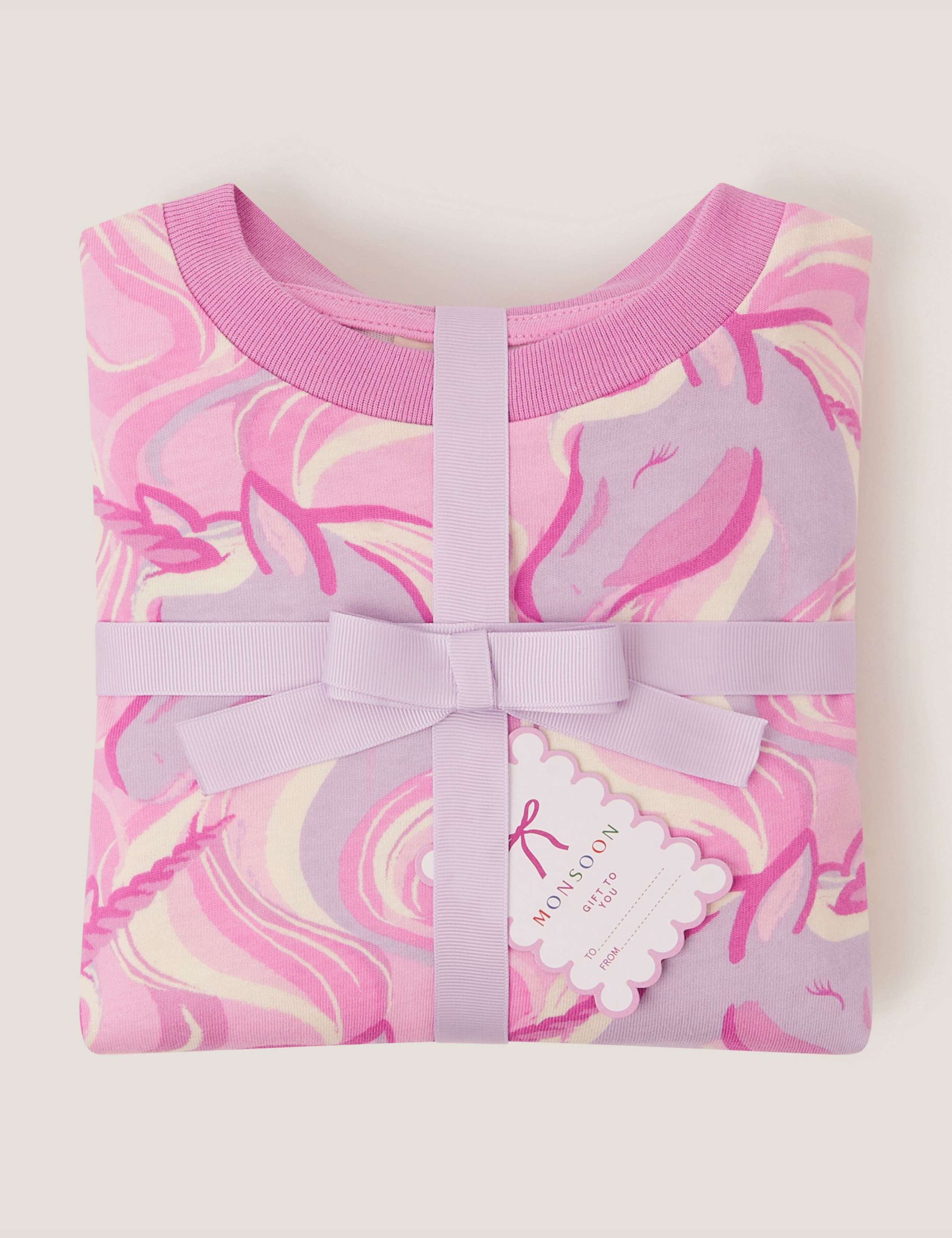 Pure Cotton Patterned Pyjama Set (2-13 Yrs) 4 of 5