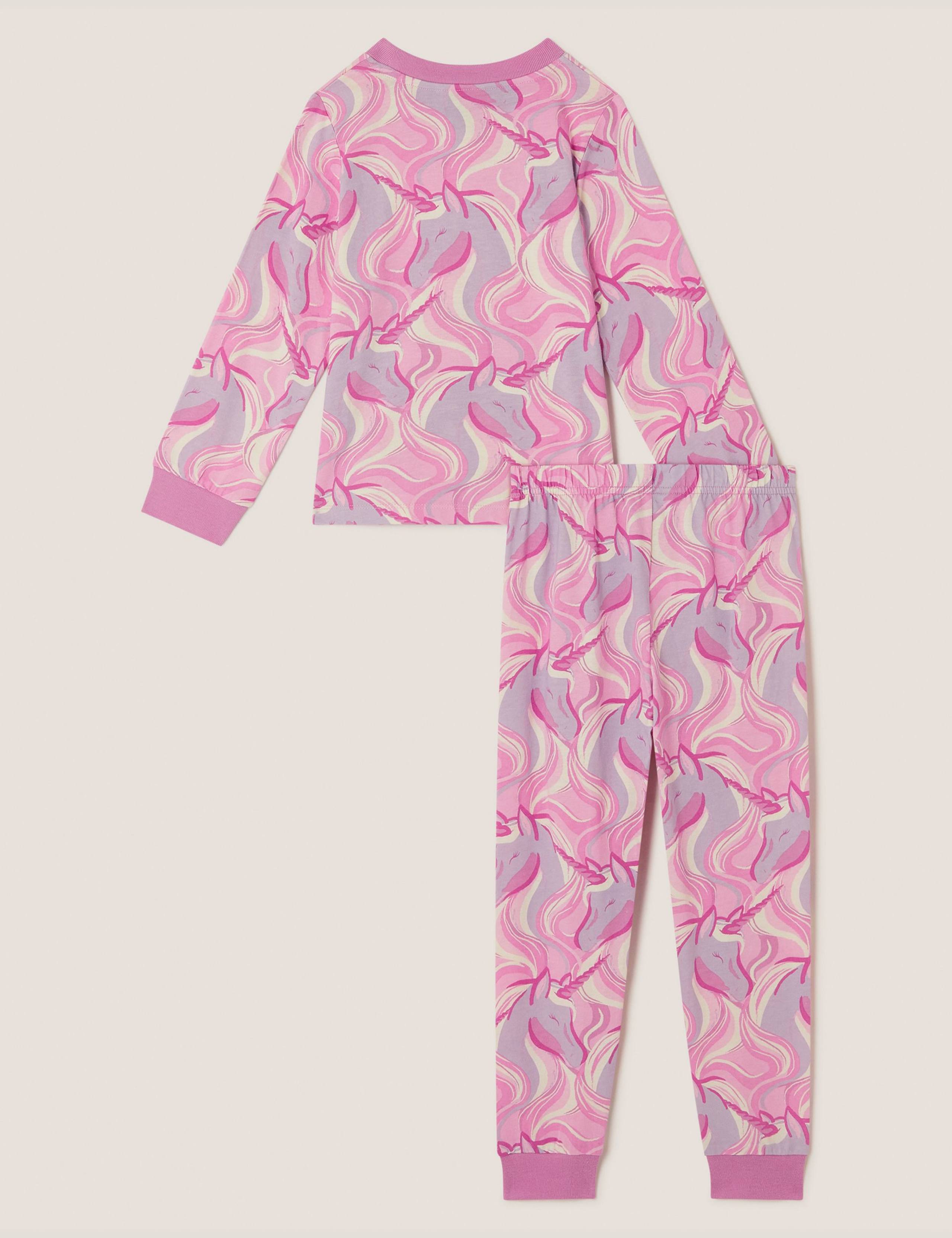 Pure Cotton Patterned Pyjama Set (2-13 Yrs) 5 of 5