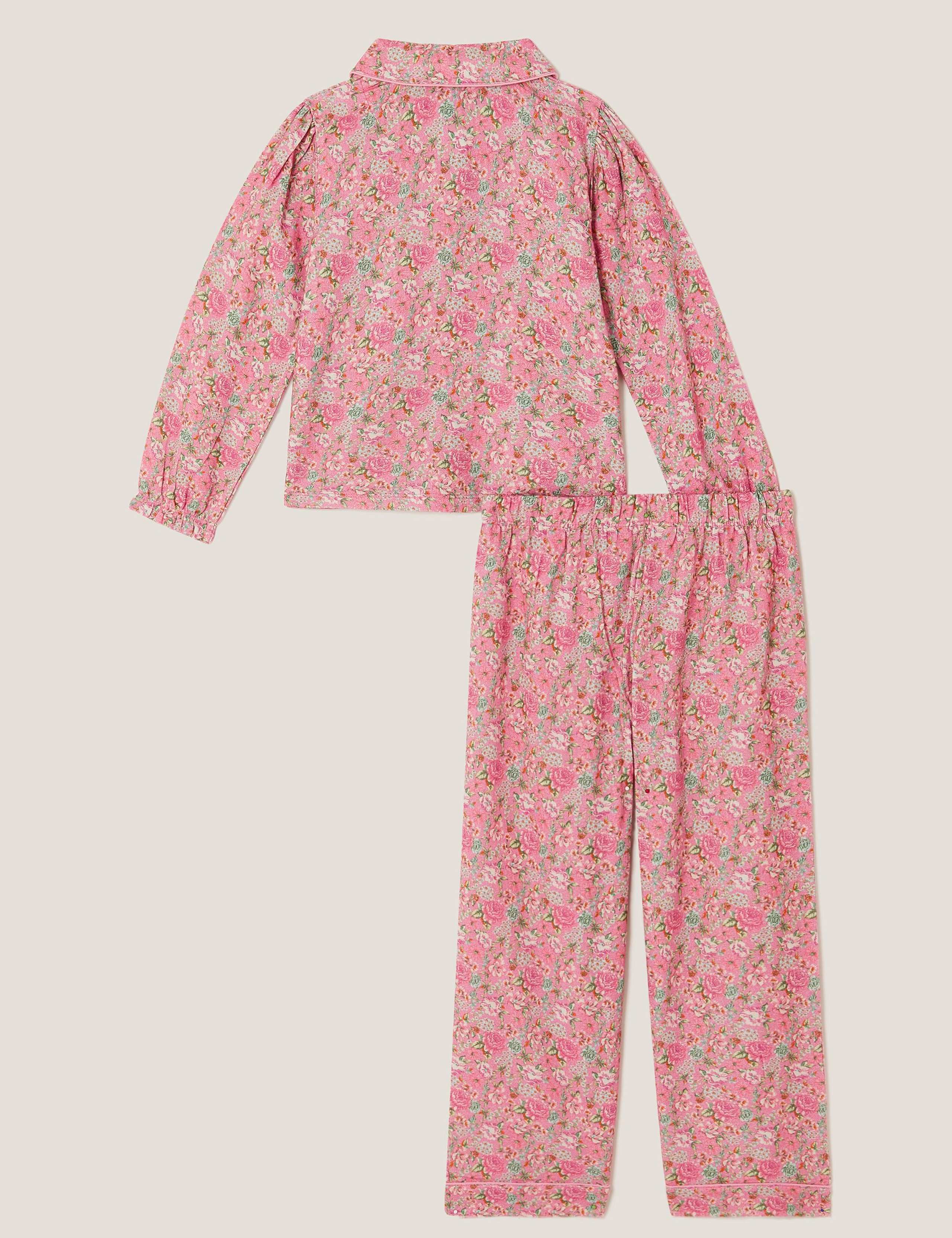 Pure Cotton Patterned Pyjama Set (2-13 Yrs) 5 of 5