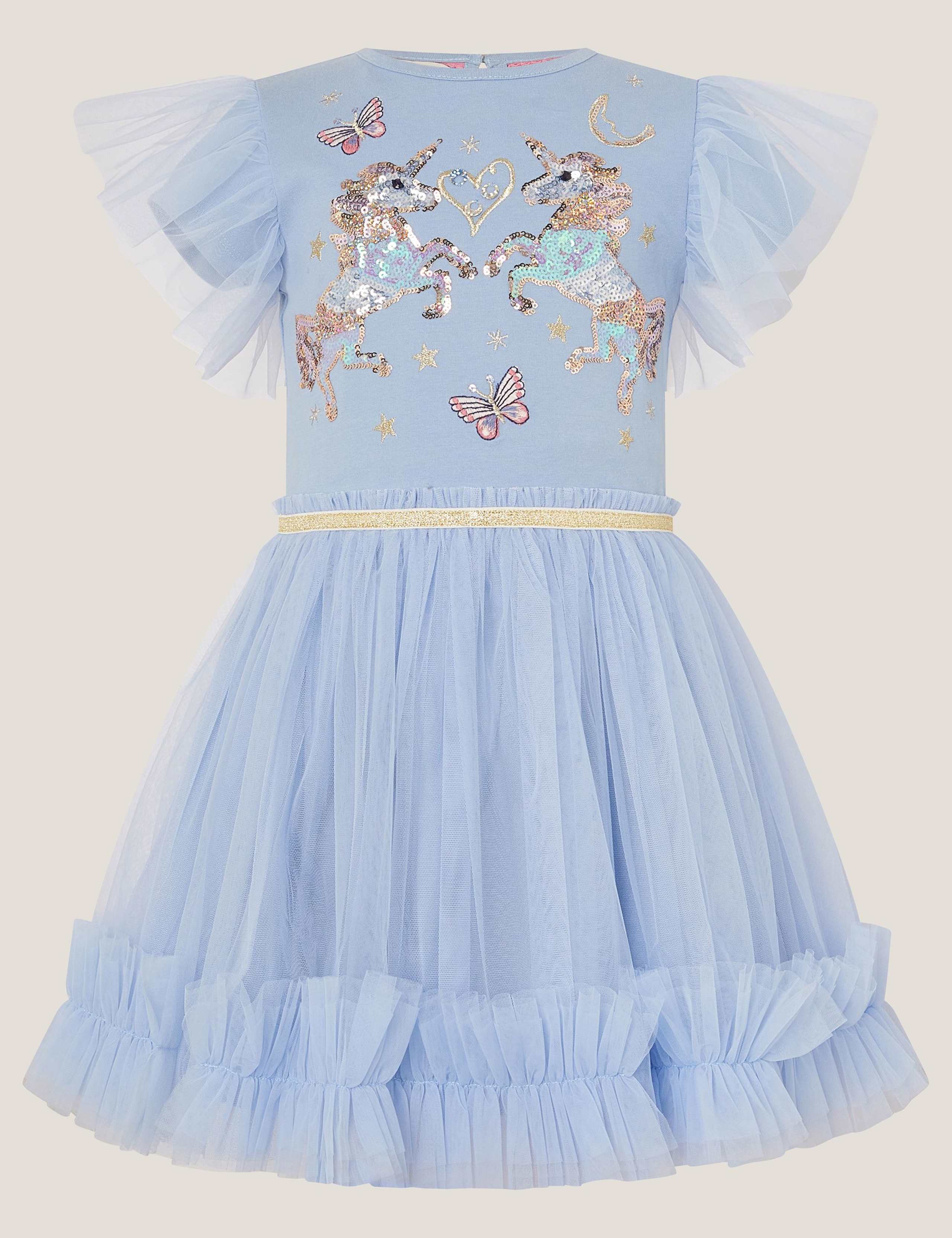 Unicorn Embellished Dress (3-13 Yrs) 2 of 4