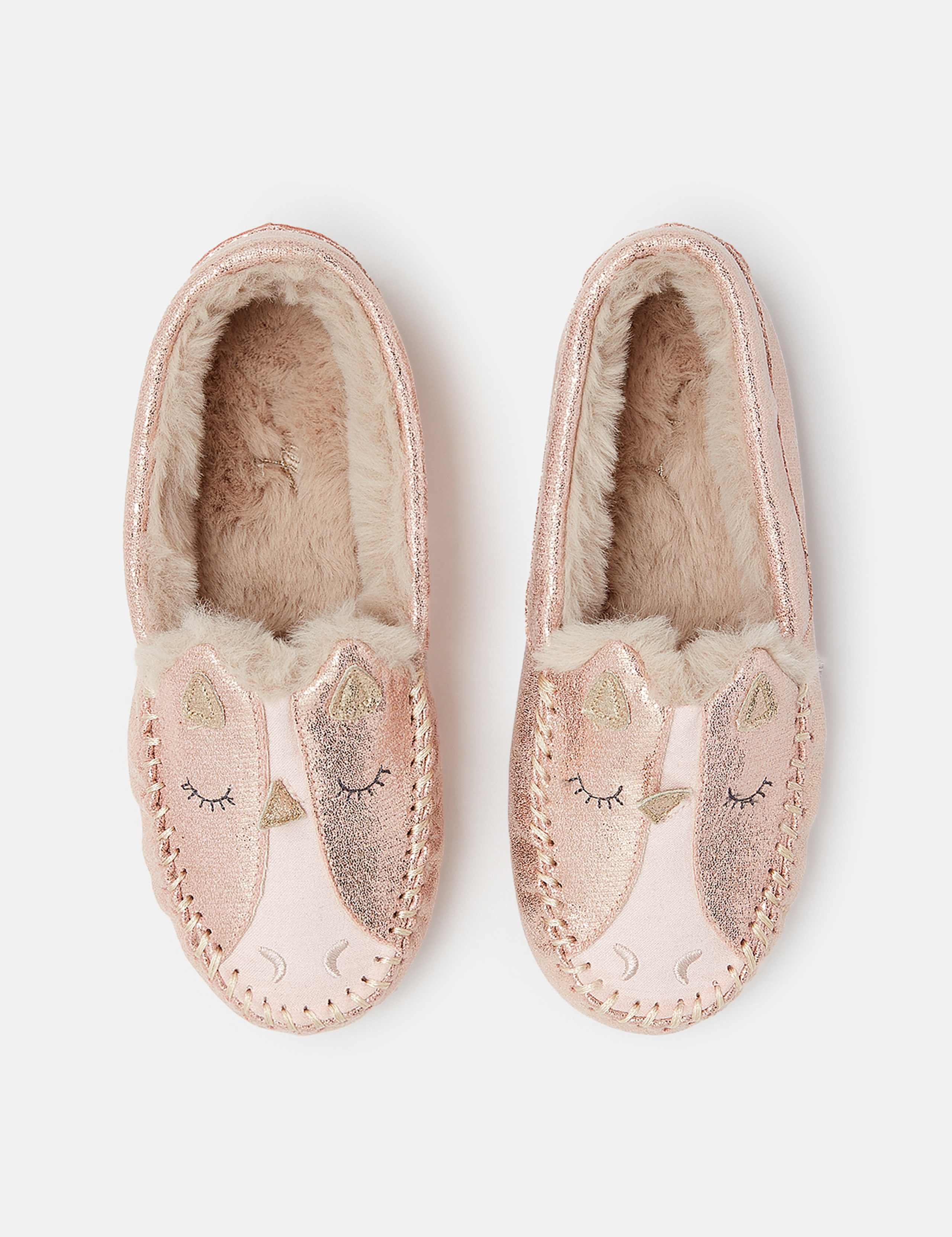Kids' Unicorn Moccasin Slippers (XS-XL) 1 of 5