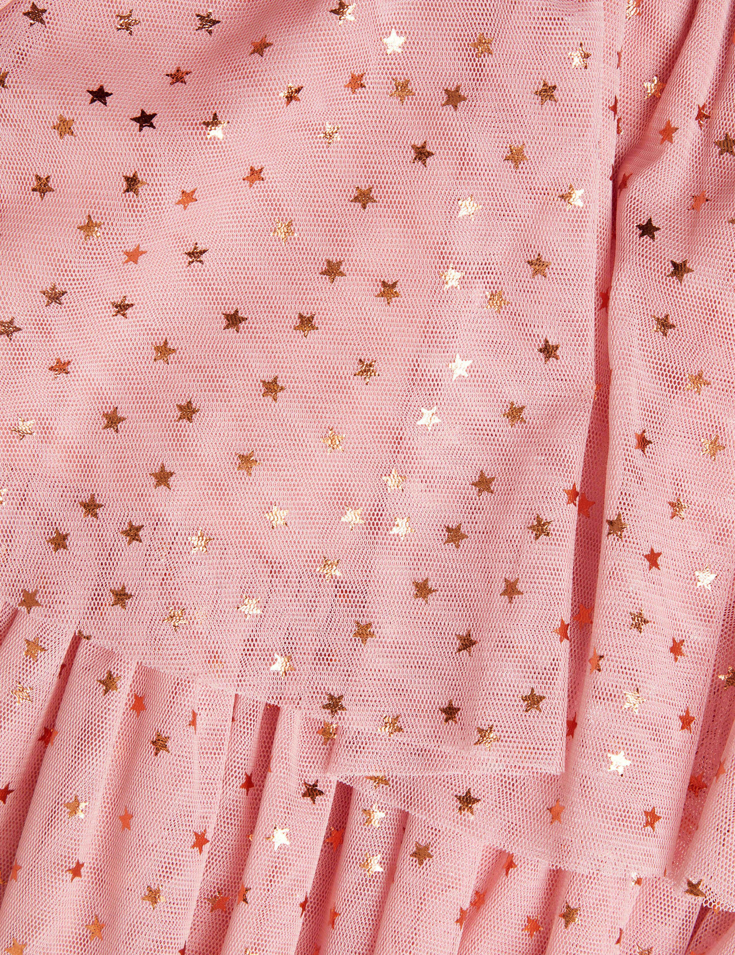 Mesh Metallic Star Tiered Dress (3-15 Yrs) 4 of 4