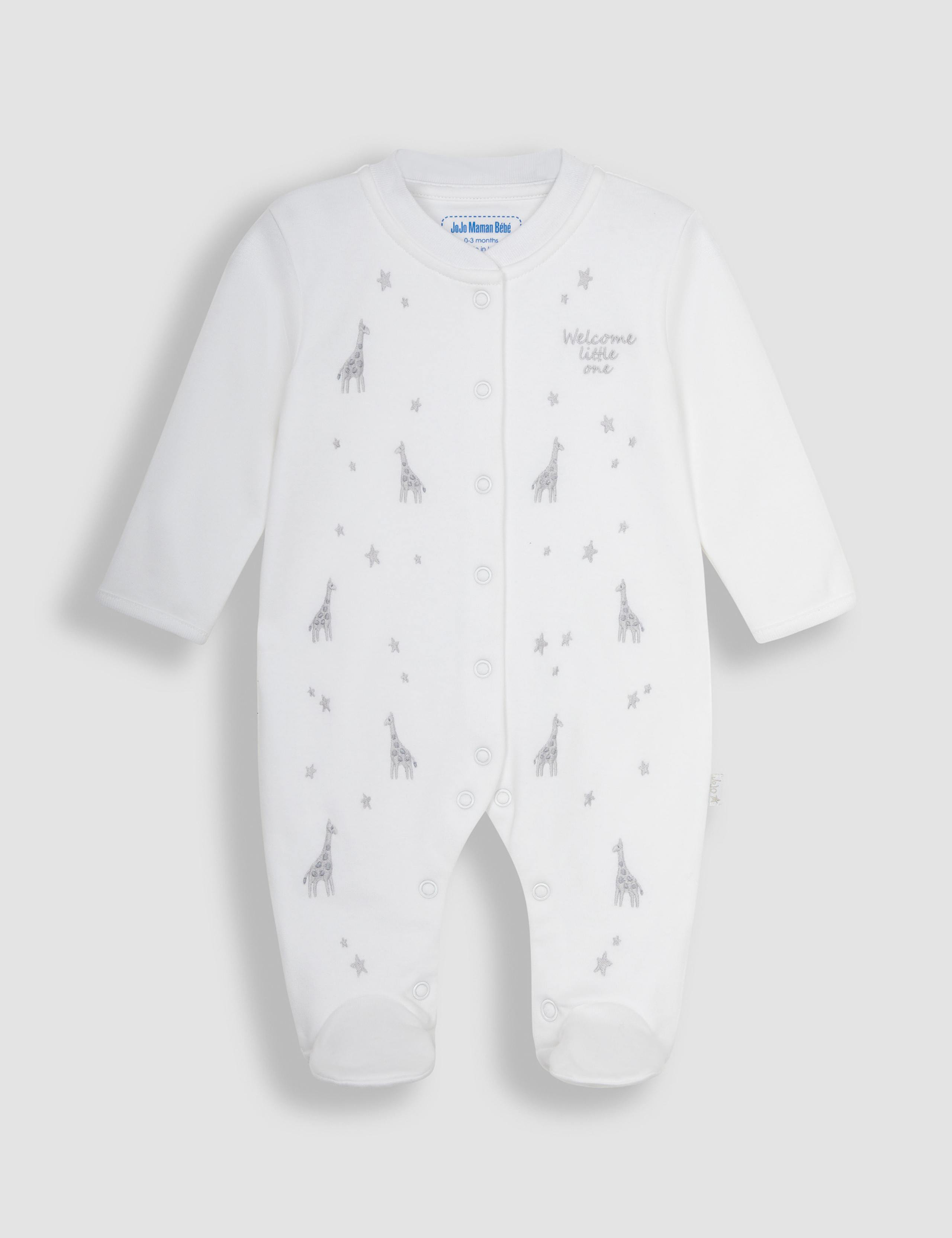 2pc Pure Cotton Sleepsuit & Jacket Set (0-9 Mths) 3 of 4