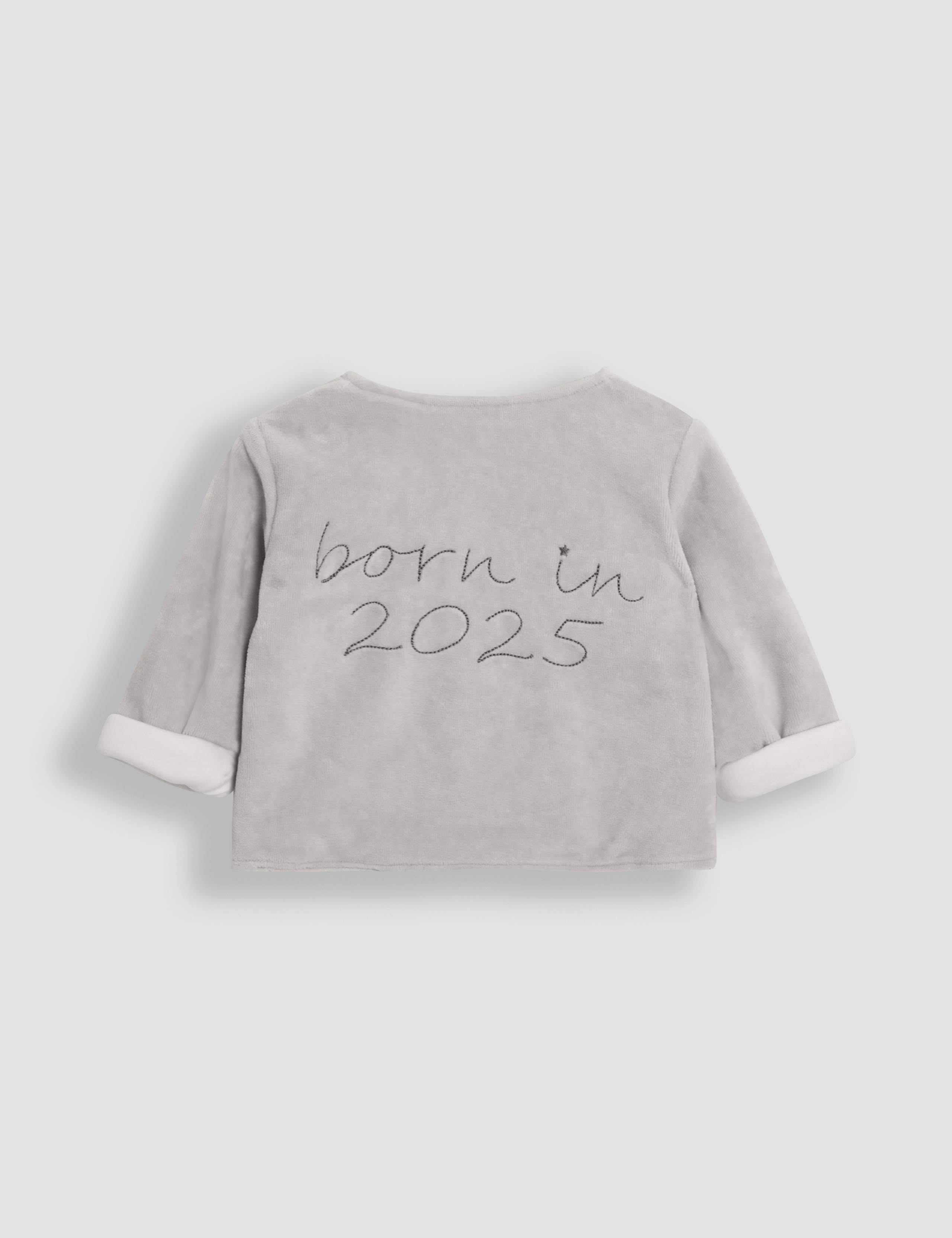 2pc Born in 2025 Sleepsuit & Jacket Set (0-9 Mths) 4 of 7