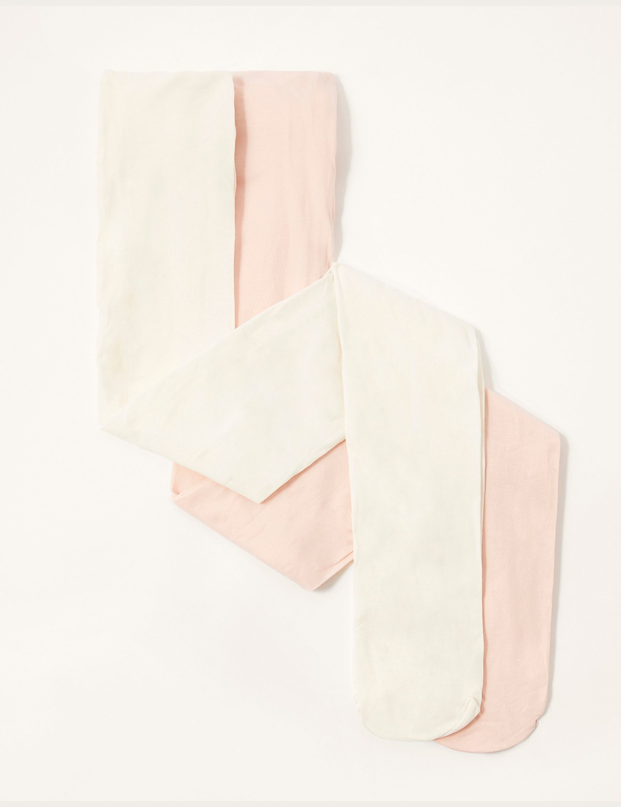 2pk Plain Tights (3-12 Yrs) 2 of 3