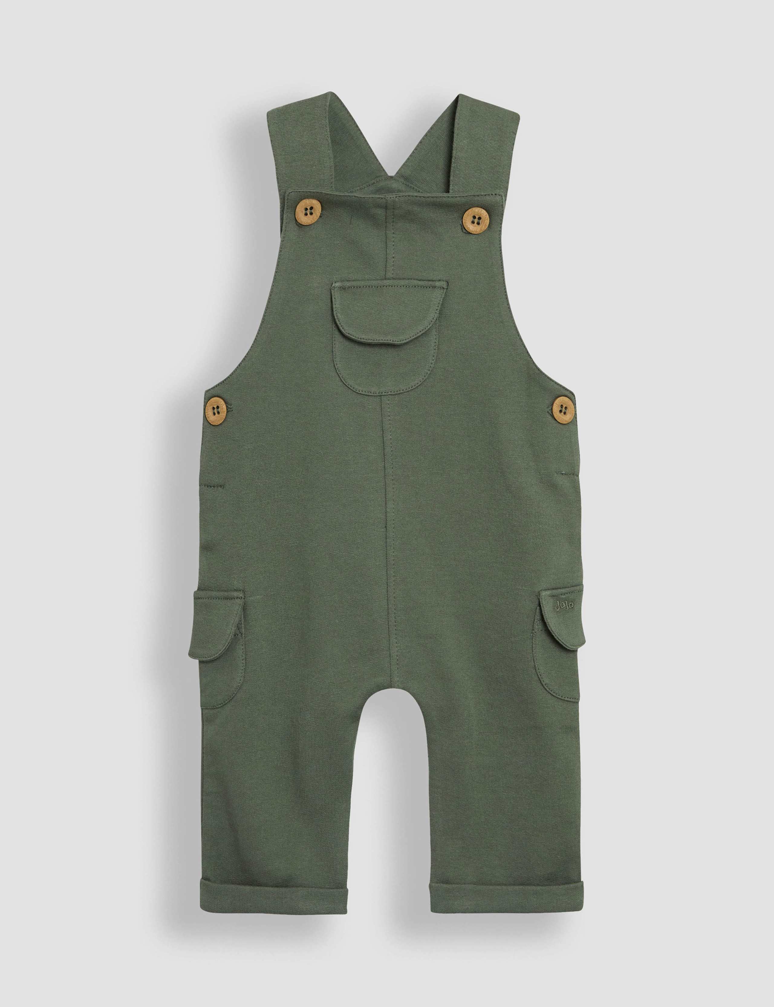 3pc Pure Cotton Dungarees Outfit (0-24 Mths) 7 of 8