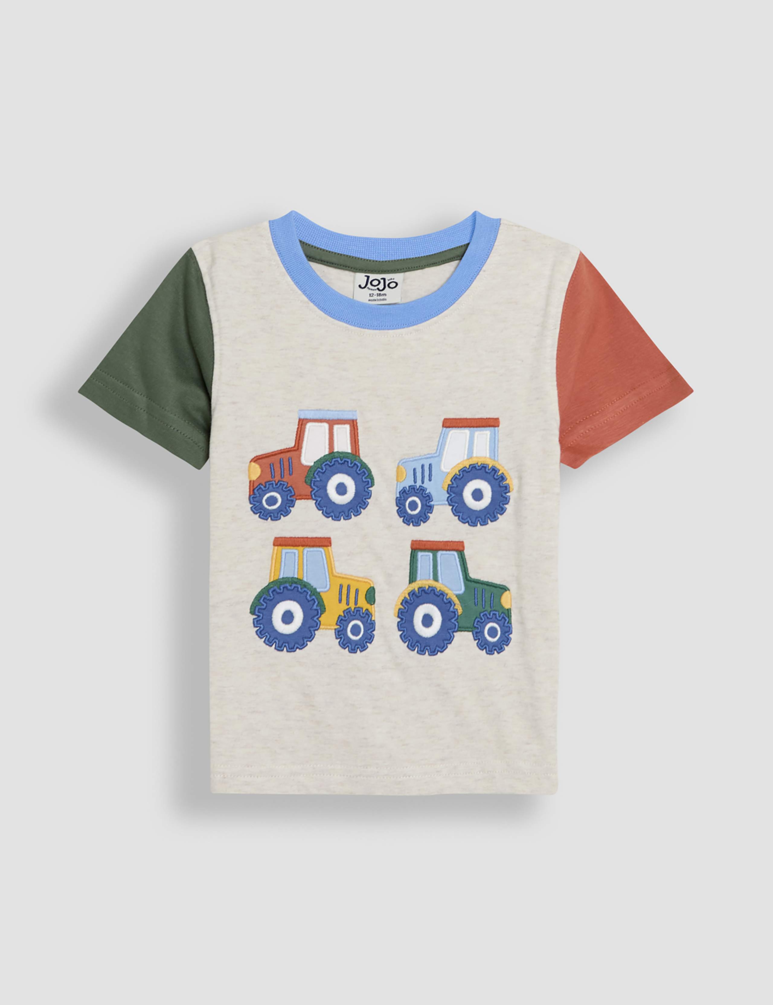 2-Pack Pure Cotton Tractor T-Shirts (0-3 Yrs) 3 of 7