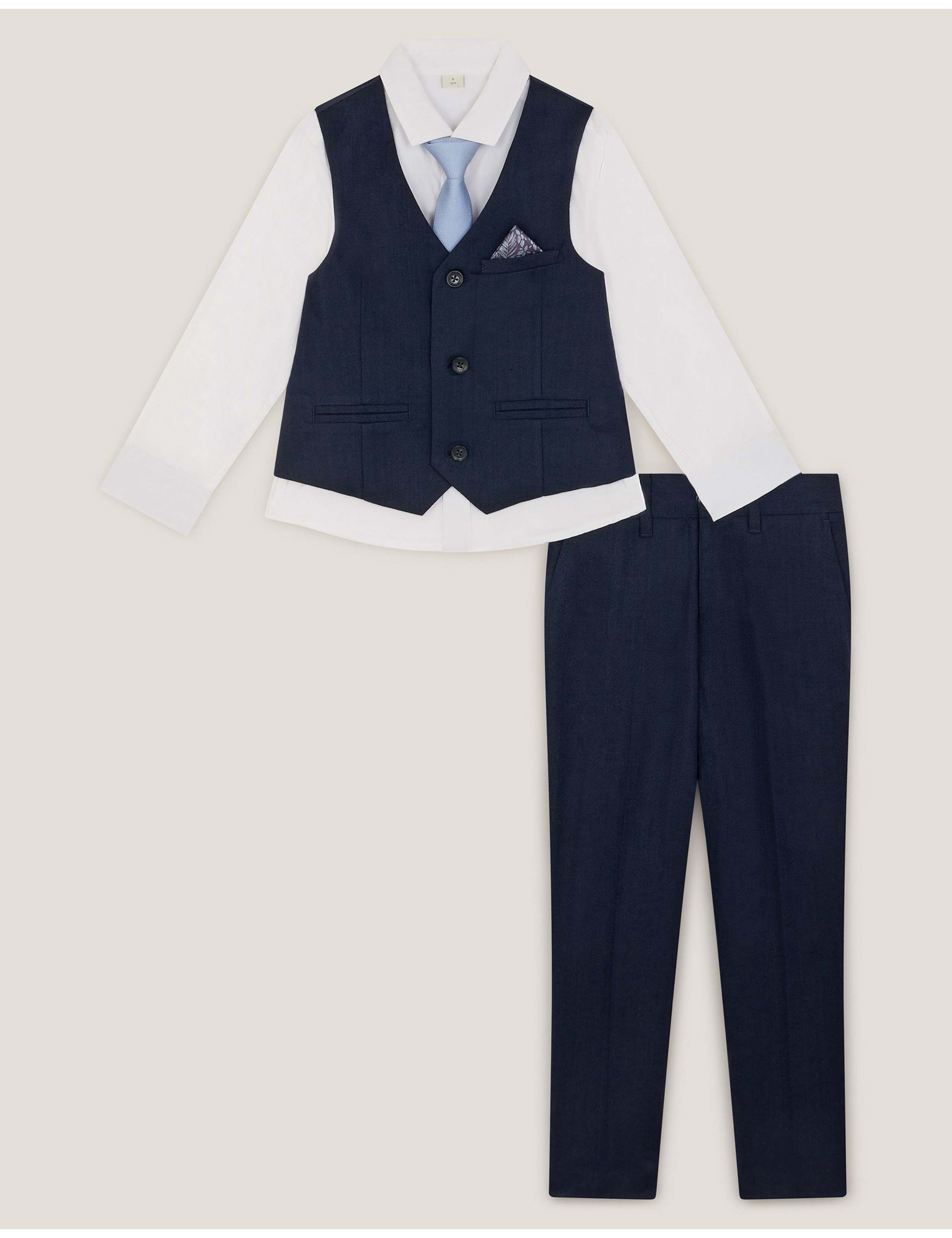 4pc Herringbone Suit (12 Mths - 8 Yrs) 2 of 4