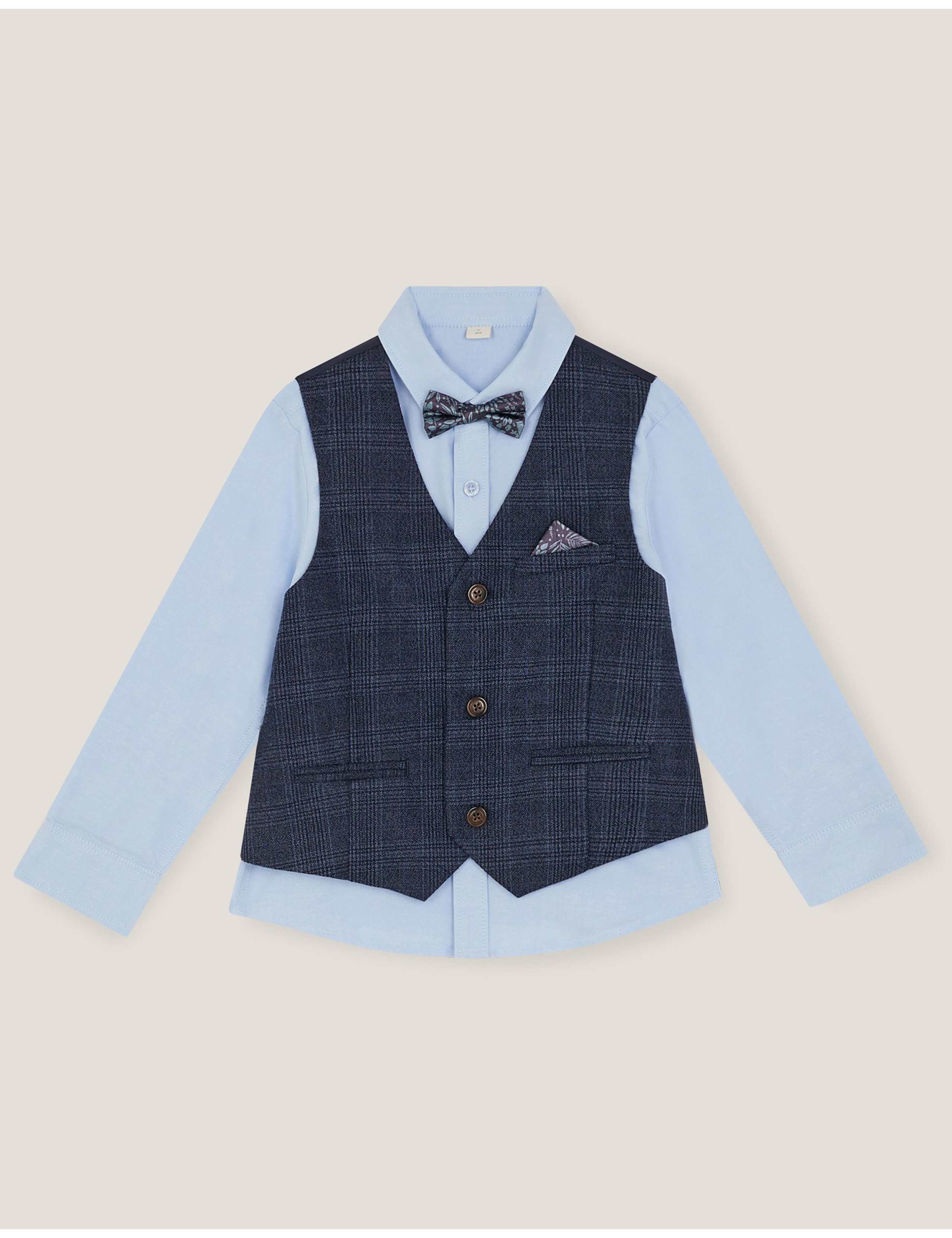 3pc Waistcoat & Shirt Set (4-11 Yrs) 2 of 4
