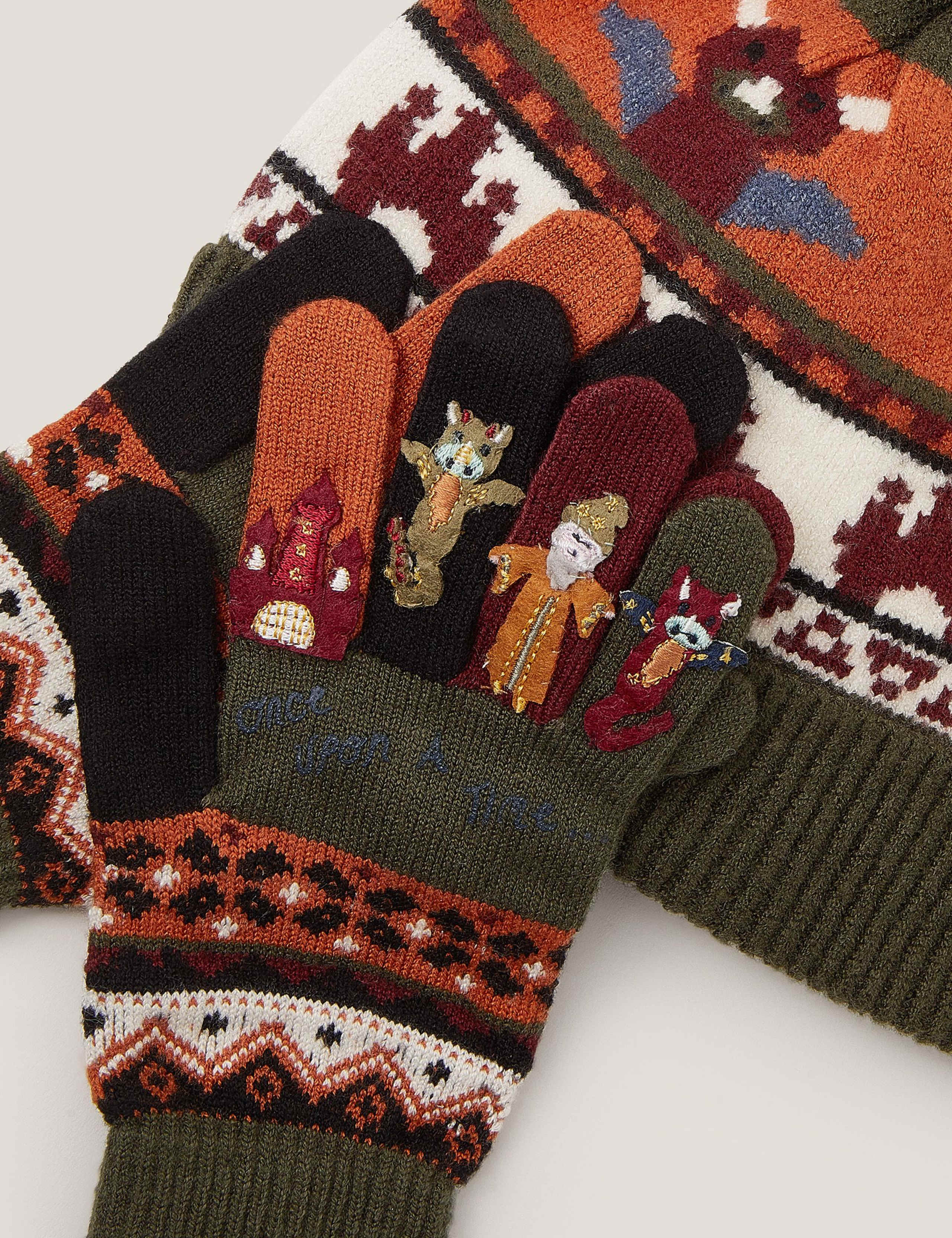 Kids' Dragon Hat and Glove Set (3-10 Yrs) 2 of 2