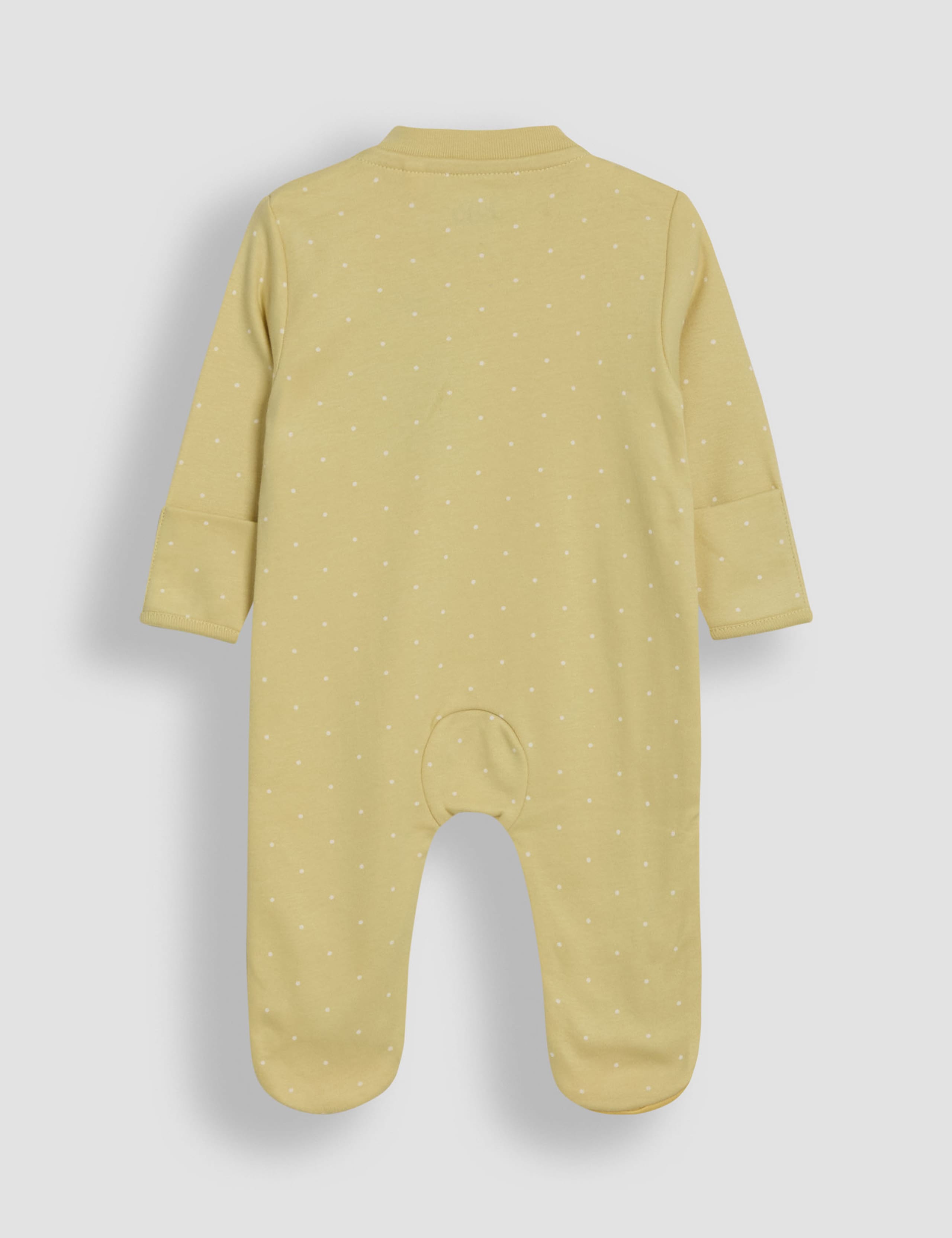 Pure Cotton Lemon Applique Zip Sleepsuit (0-12 Mths) 2 of 3