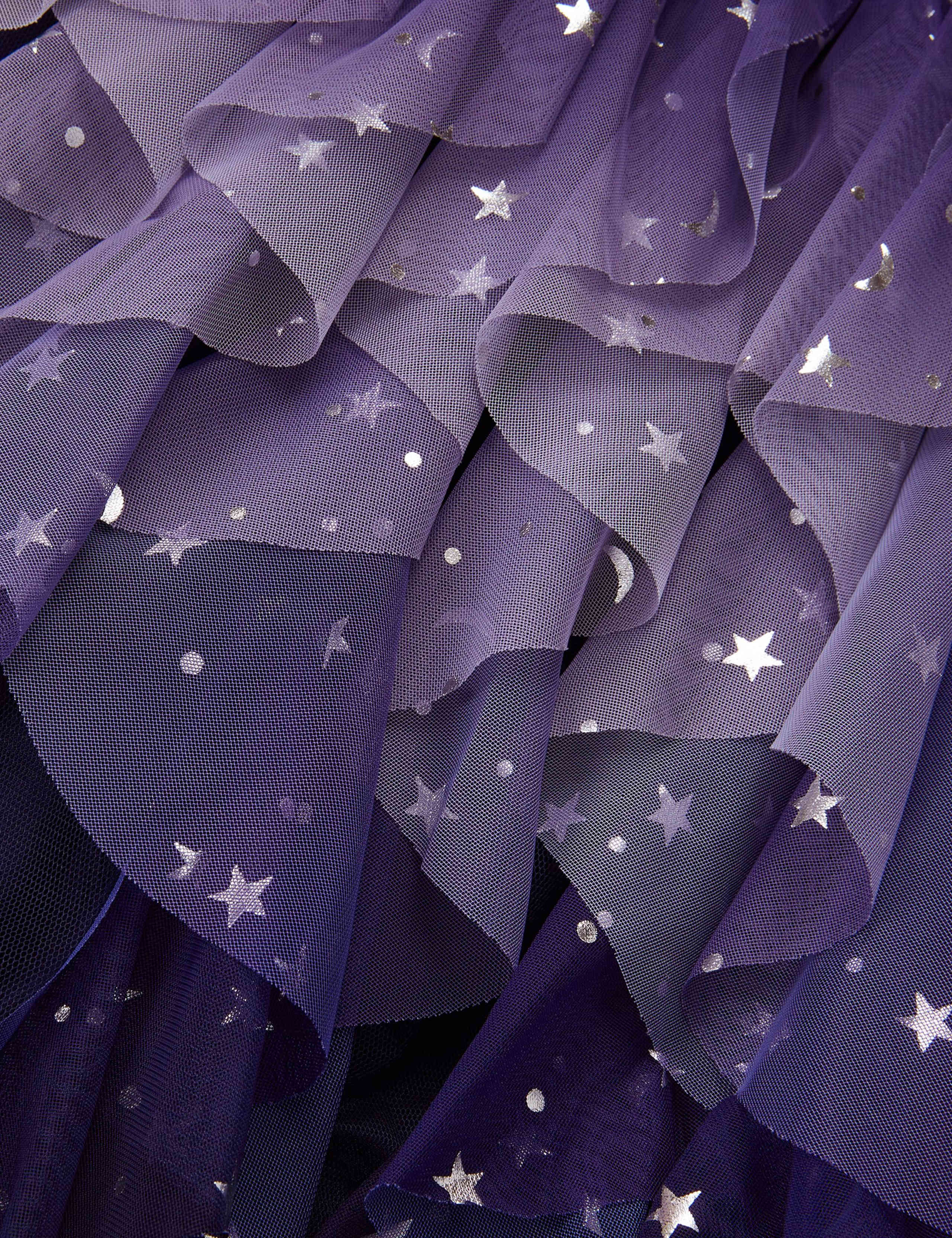 Velour Star Ruffle Party Dress (3-15 Yrs) 3 of 3