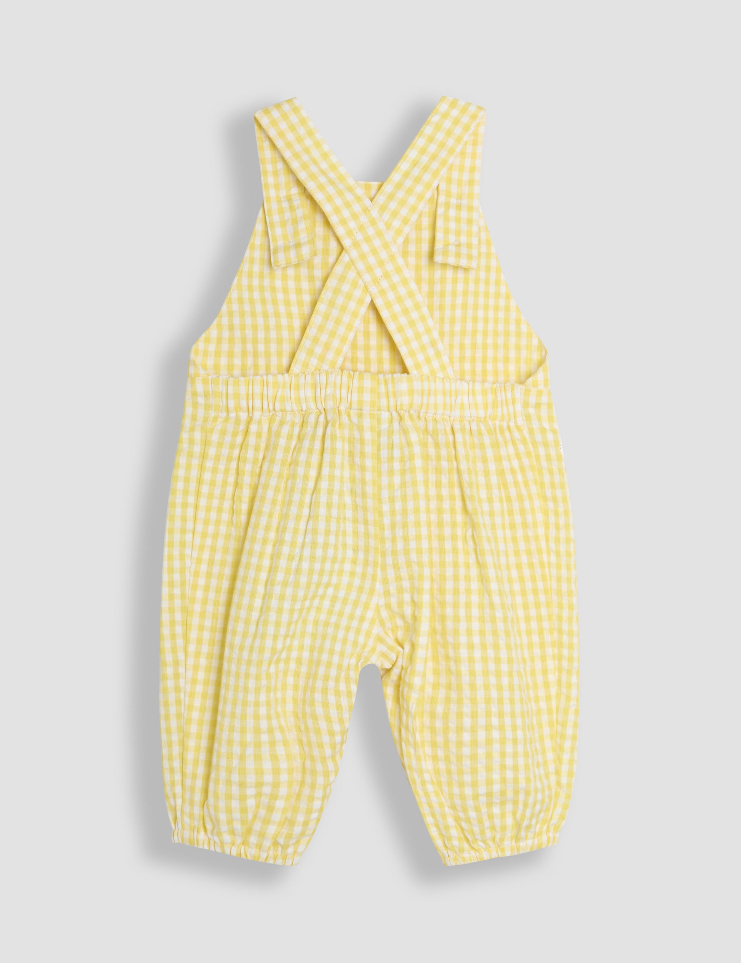 2pc Pure Cotton Bunny Dungarees Outfit (0-24 Mths) 2 of 6