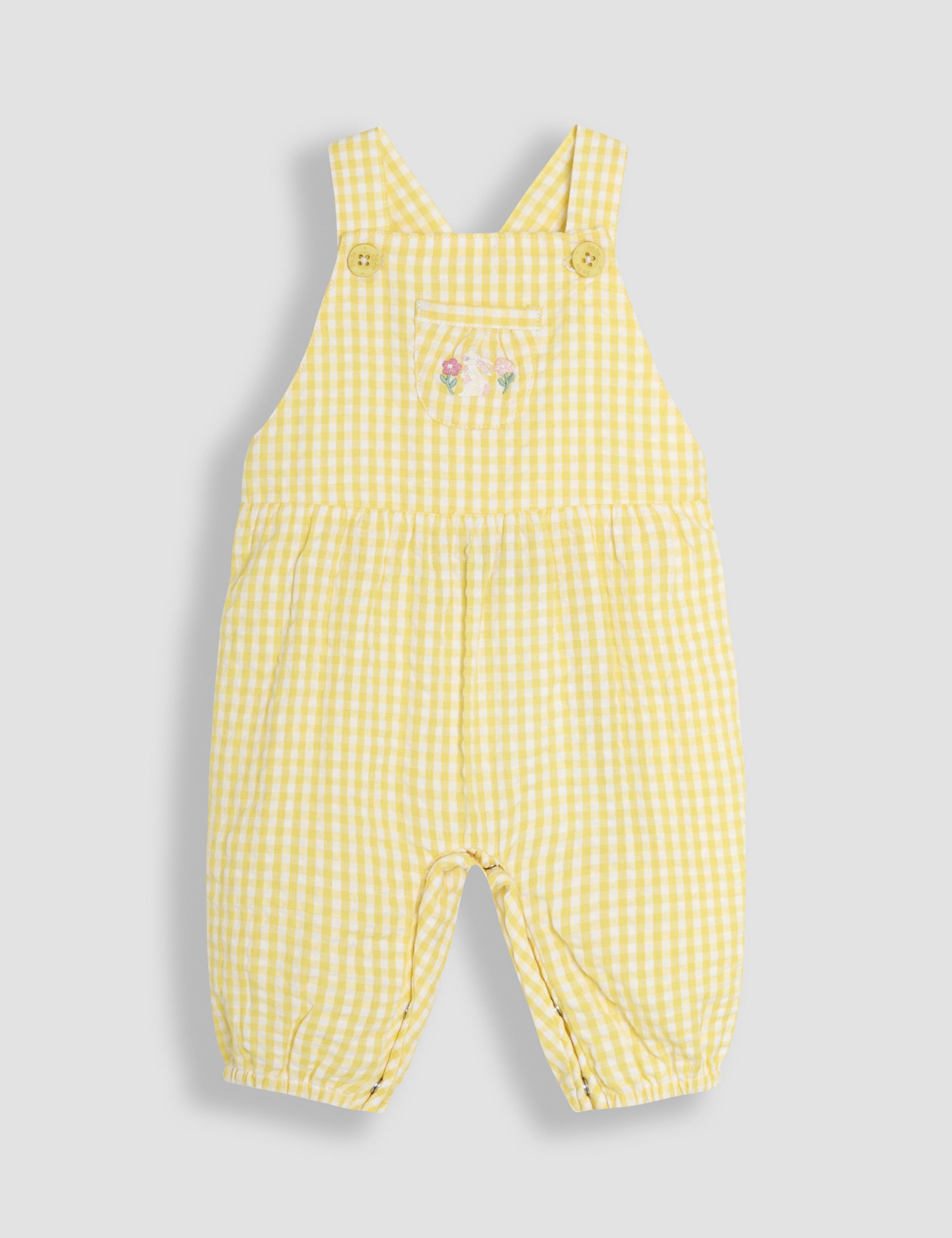 2pc Pure Cotton Bunny Dungarees Outfit (0-24 Mths) 6 of 6