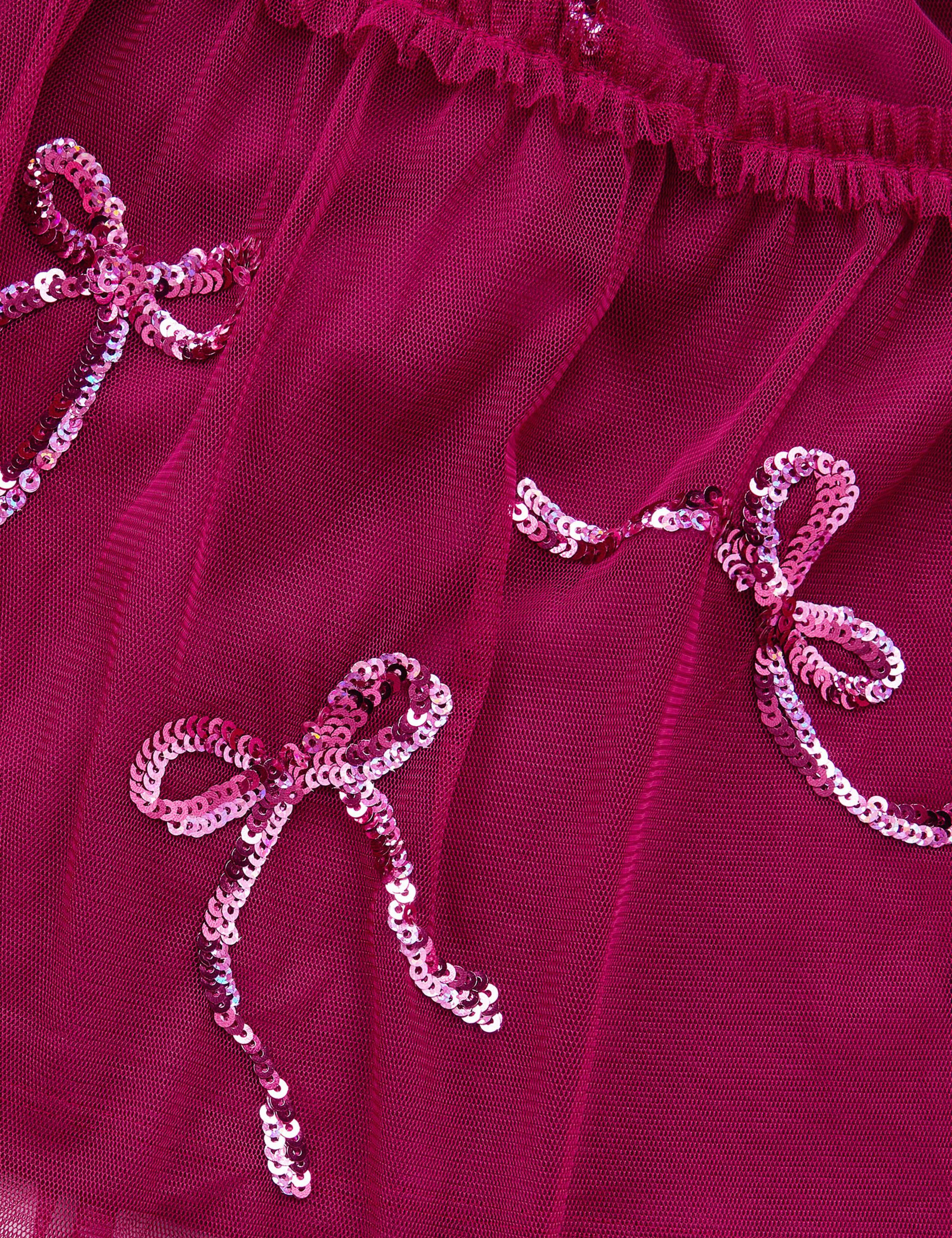 Jersey Sequin Bow Dress (3-13 Yrs) 3 of 3