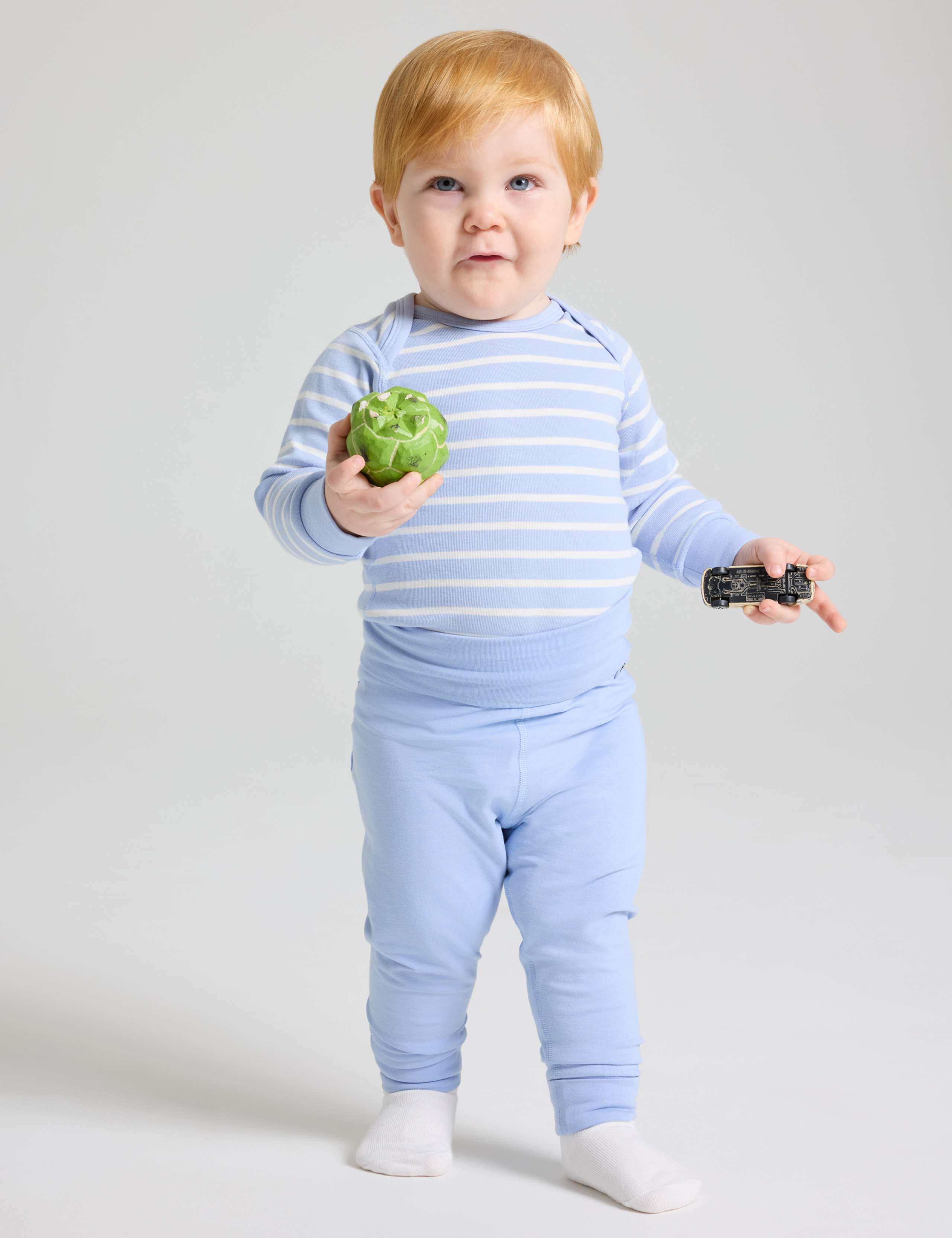 Pure Cotton Striped Bodysuit (1-24 Mths) 3 of 4