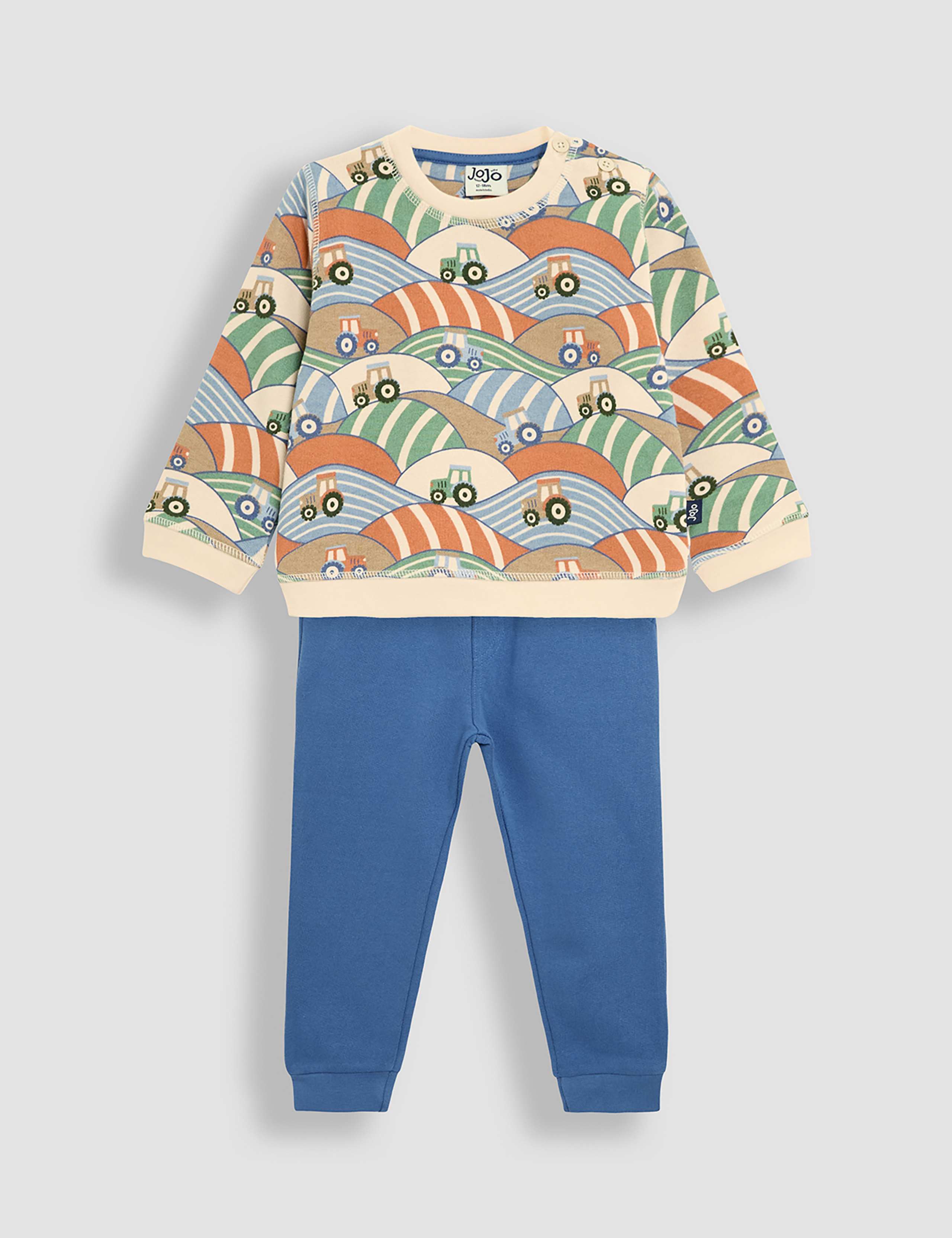 Pure Cotton Tractor Top & Bottom Outfit (6 Mths - 5 Yrs) 6 of 10