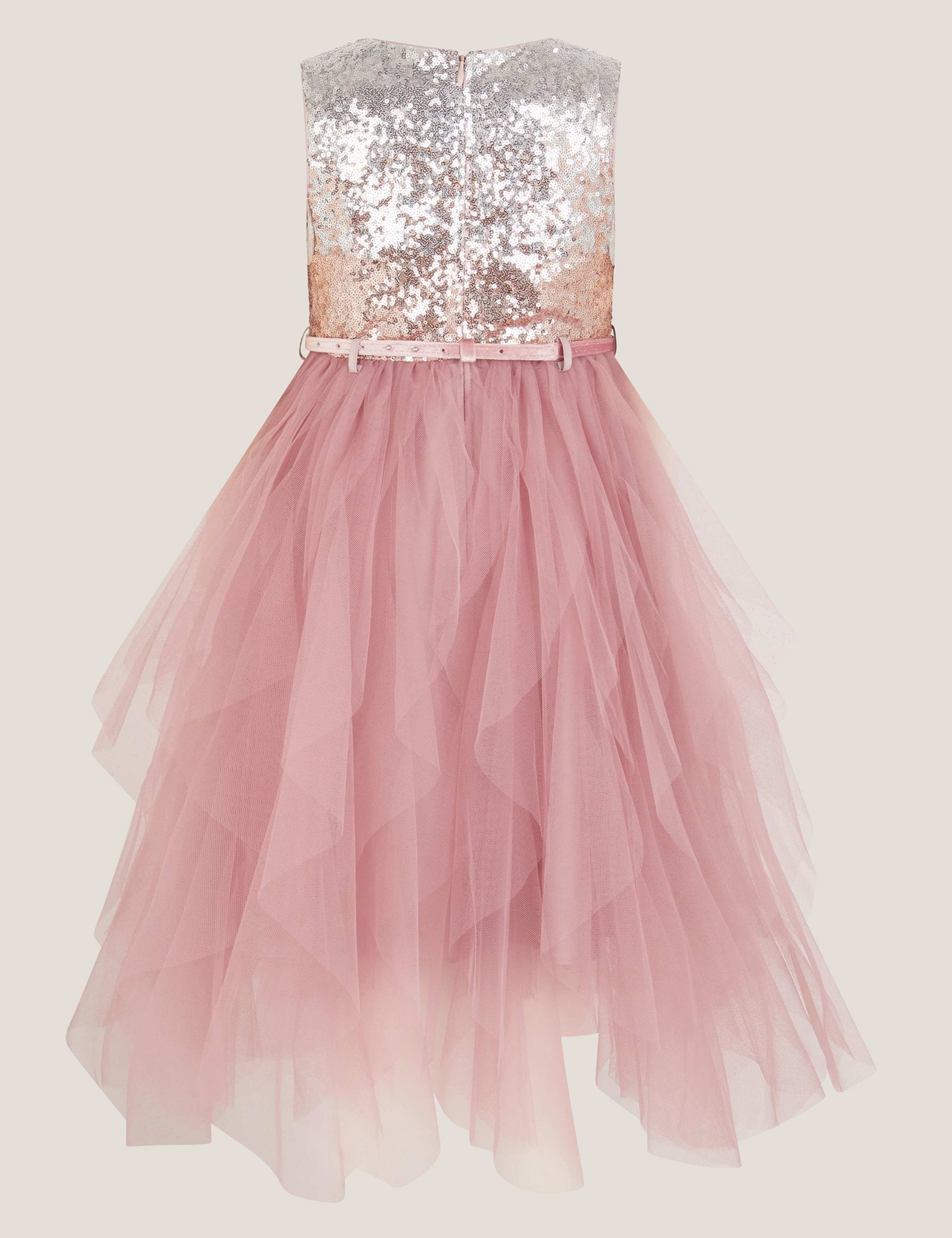 Sequin Ruffle Dress (3-13 Yrs) 3 of 4