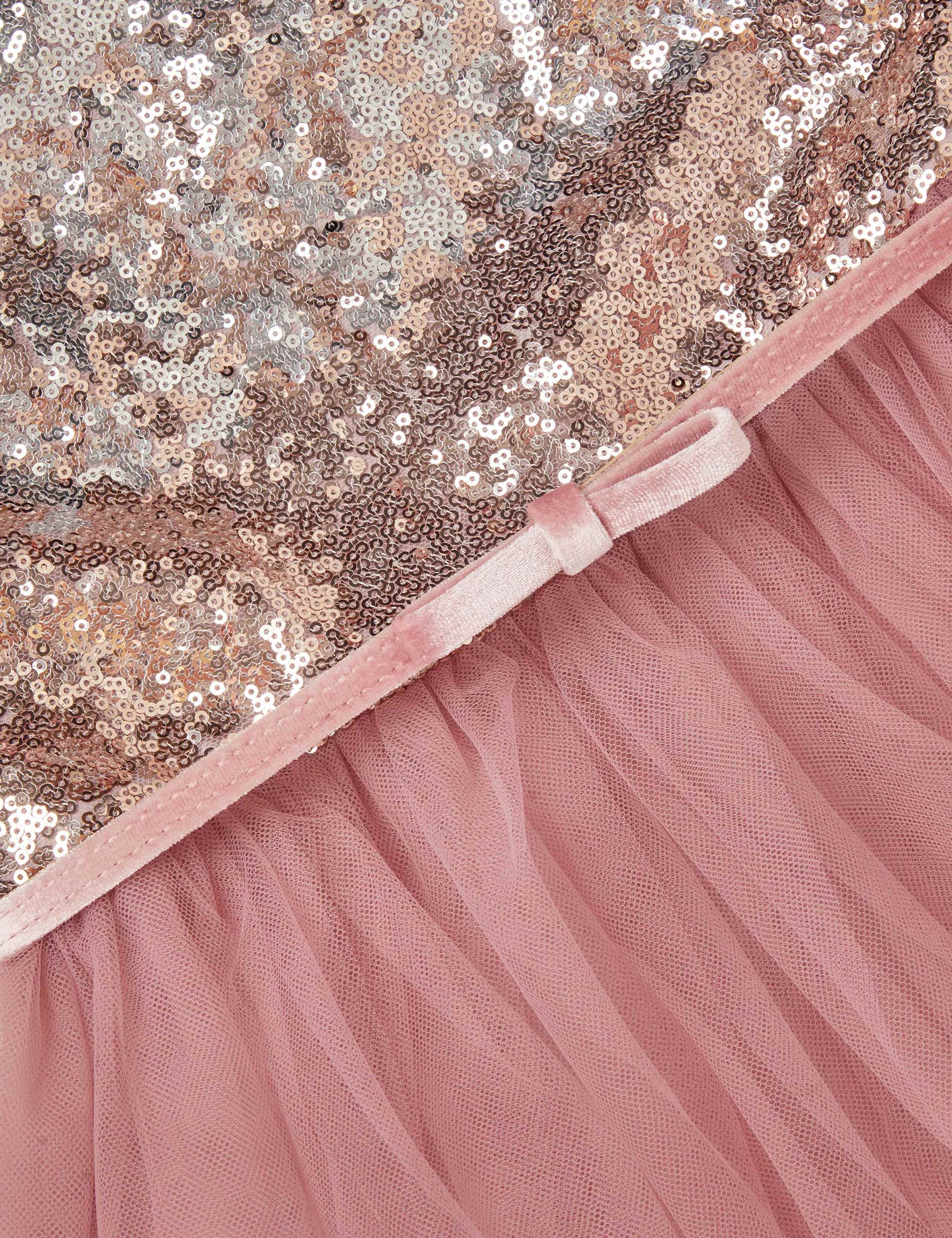 Sequin Ruffle Dress (3-13 Yrs) 4 of 4