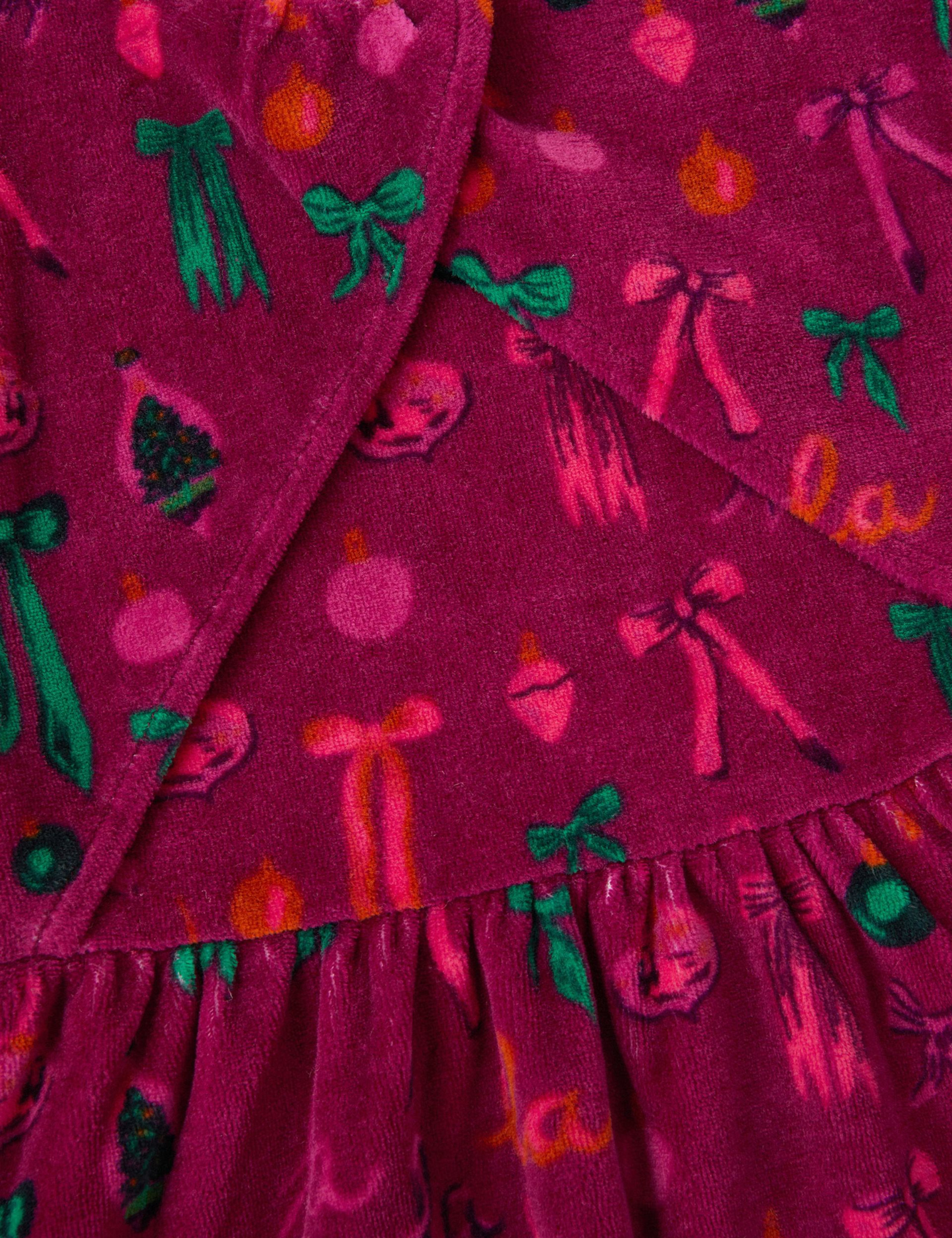 Velour Christmas Bow Dress (3-13 Yrs) 3 of 3