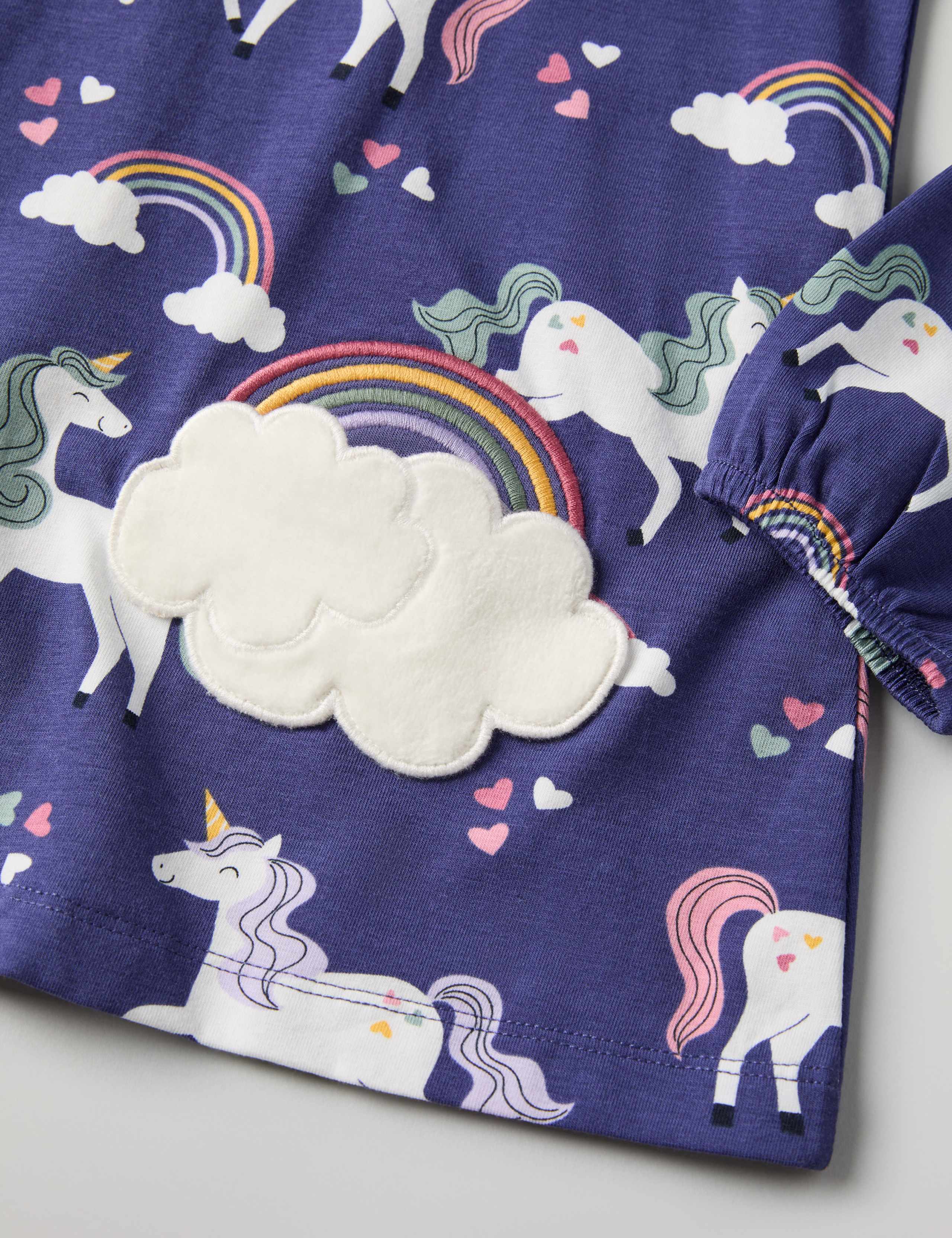 Cotton Rich Unicorn Top (1-7 Yrs) 3 of 4