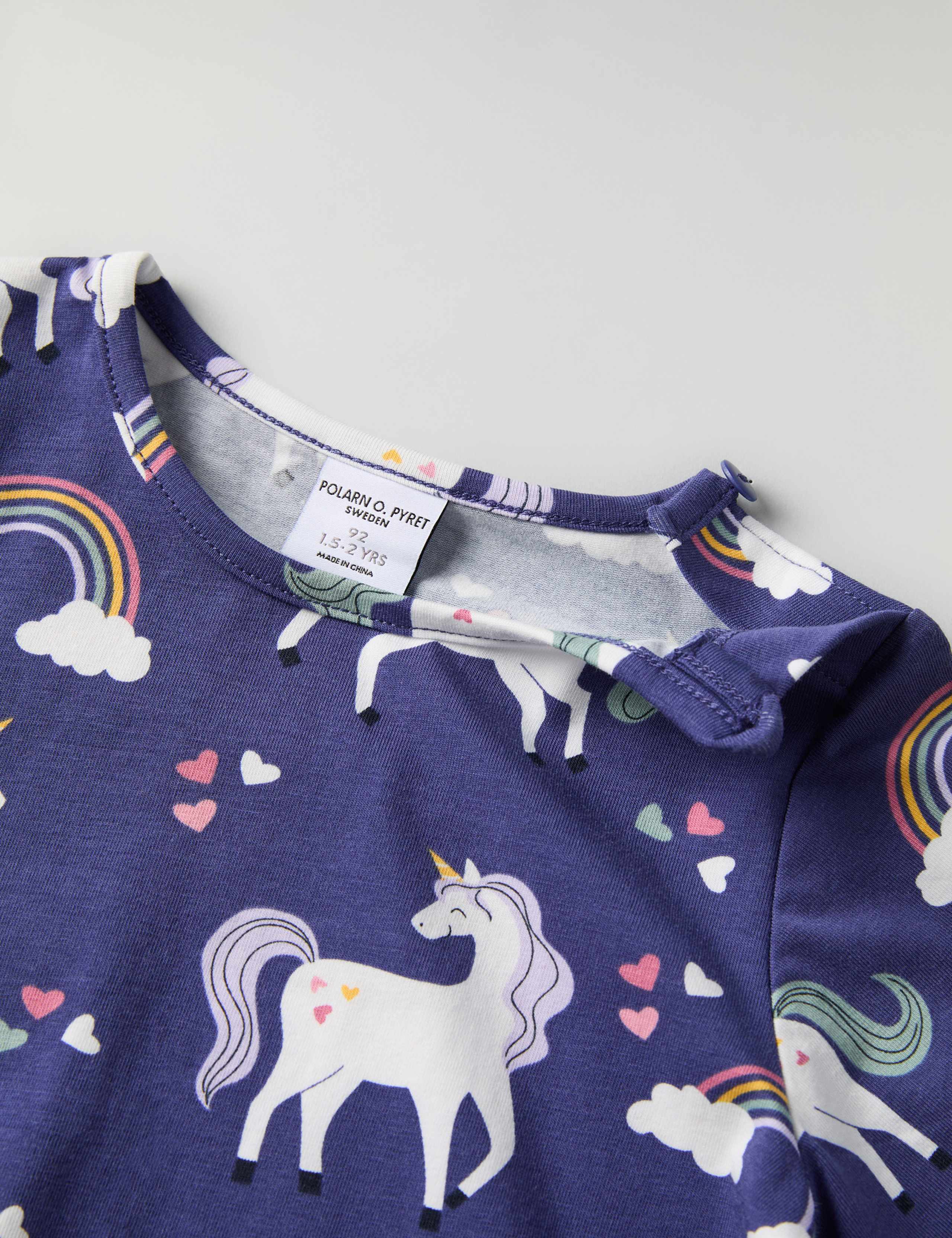 Cotton Rich Unicorn Top (1-7 Yrs) 4 of 4