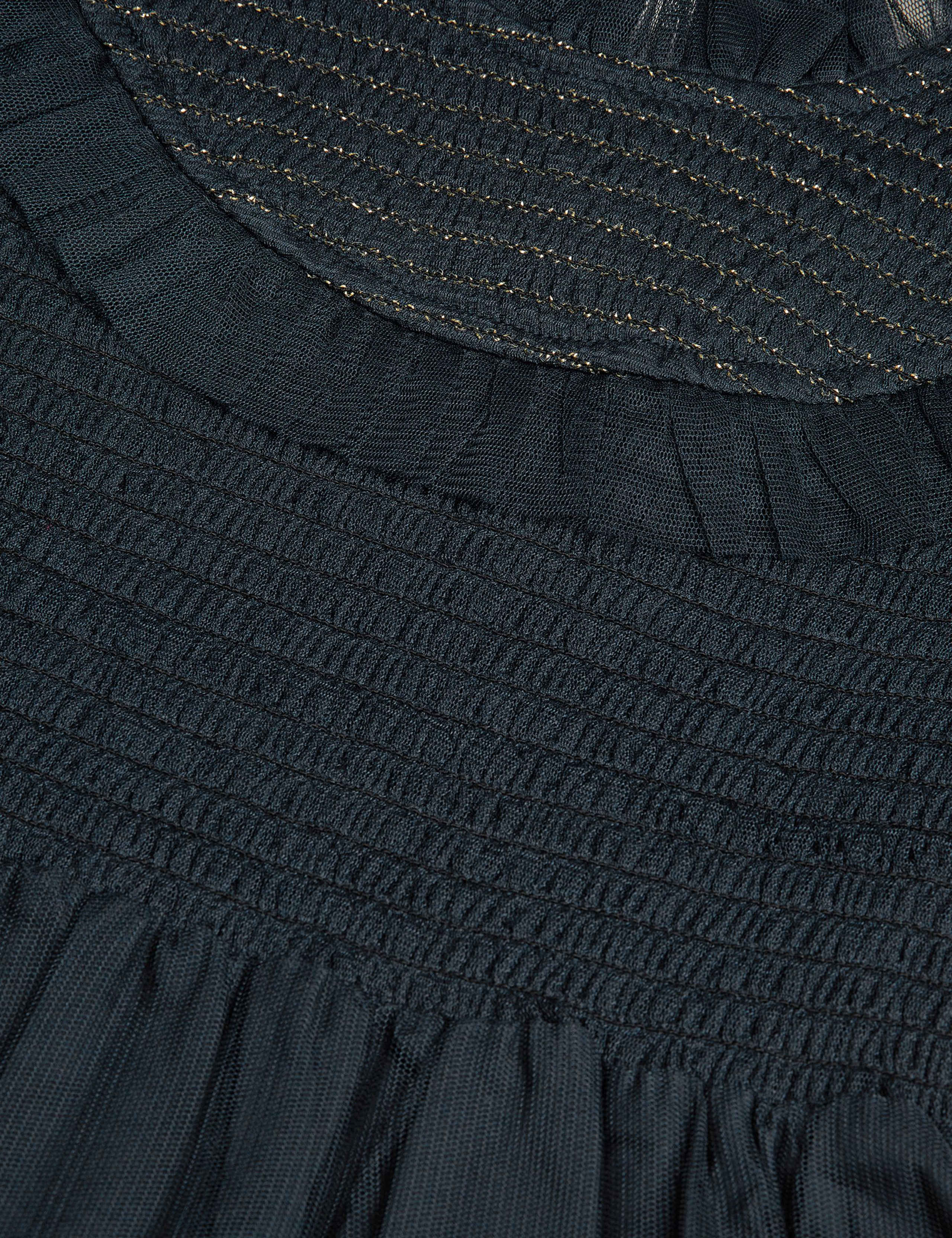 Mesh Sequin Shirred Dress (3-13 Yrs) 3 of 3