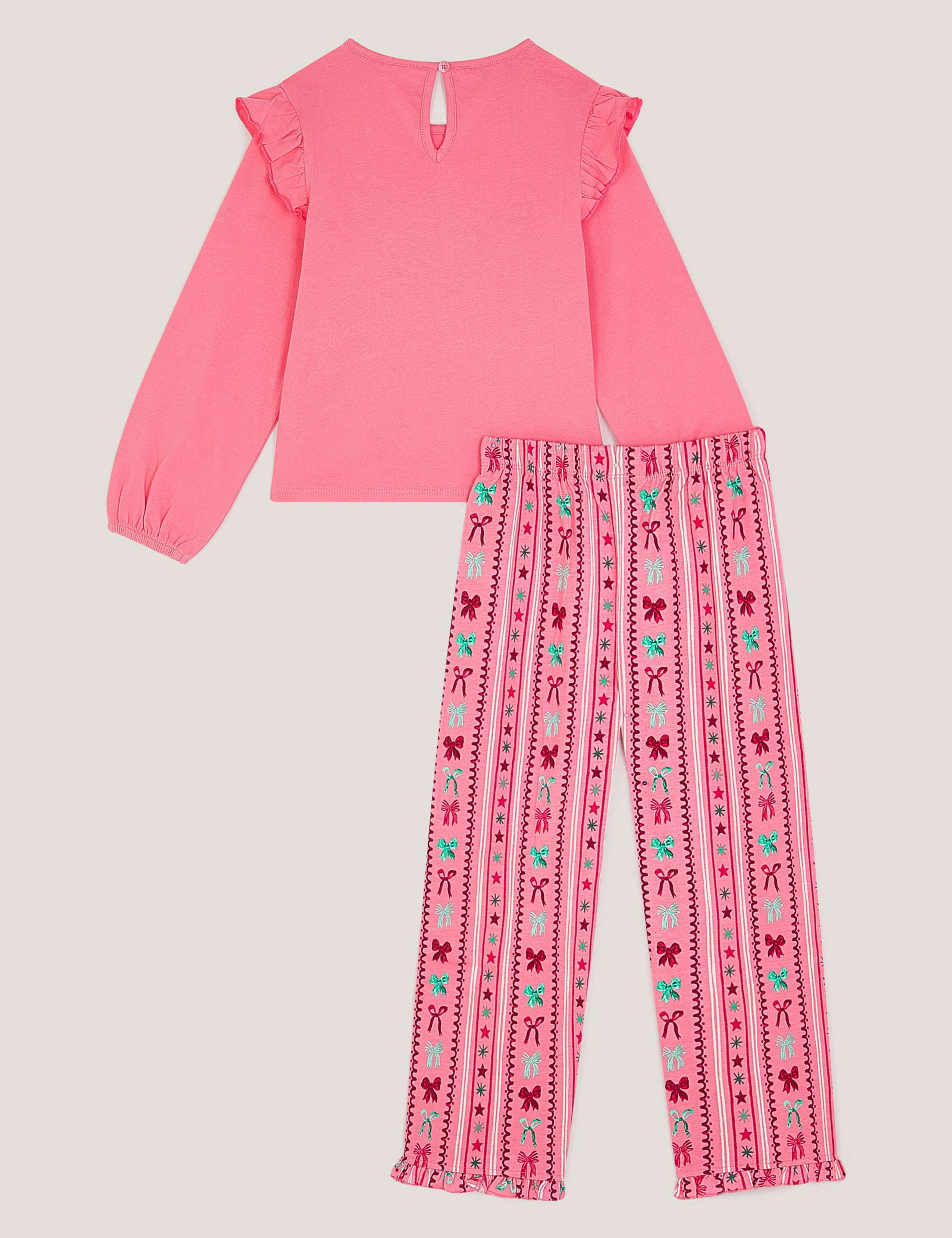 Cotton Blend Christmas Bauble Pyjamas (2-13 Yrs) 2 of 4