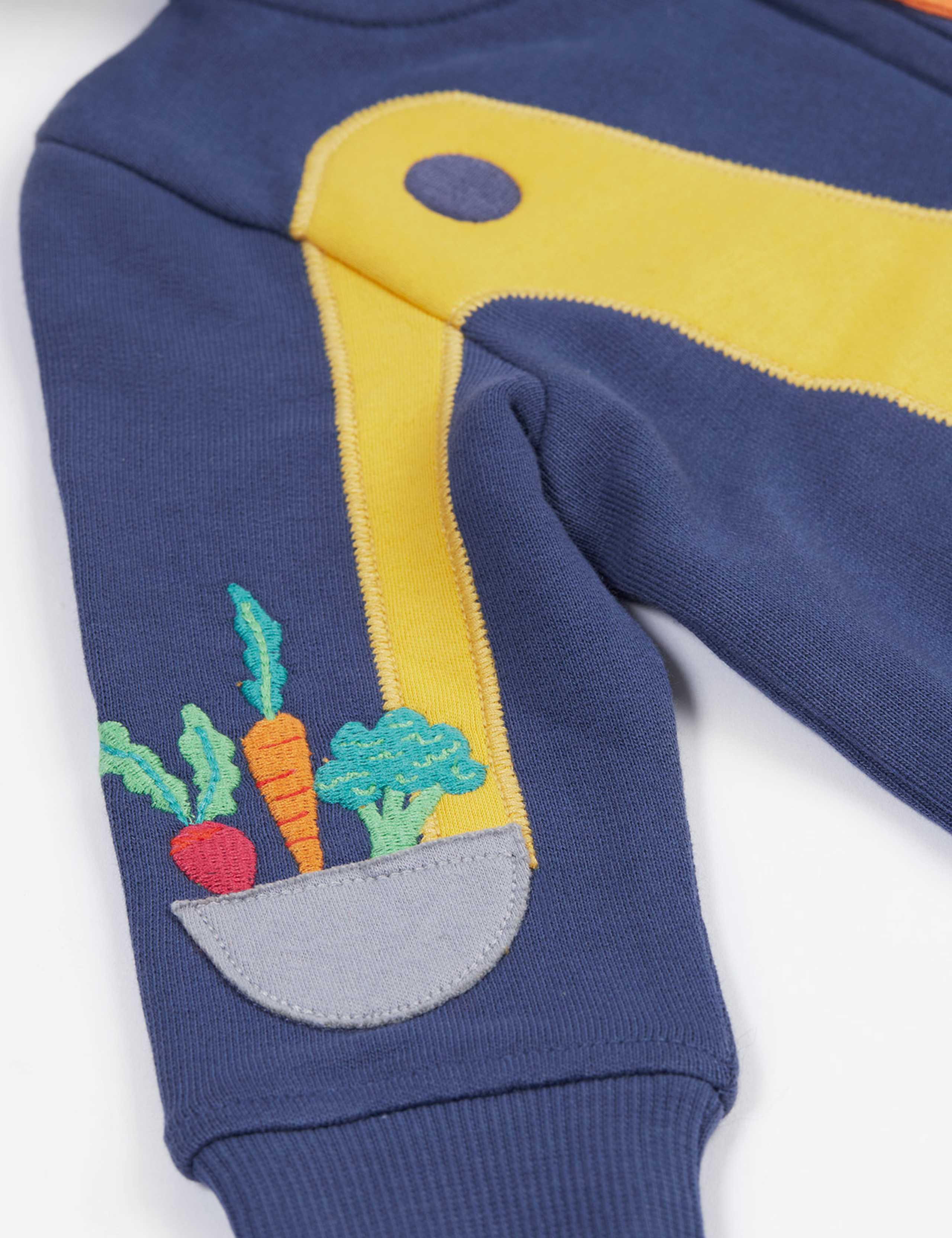 Pure Cotton Digger Zip Hoodie (0-8 Yrs) 3 of 4