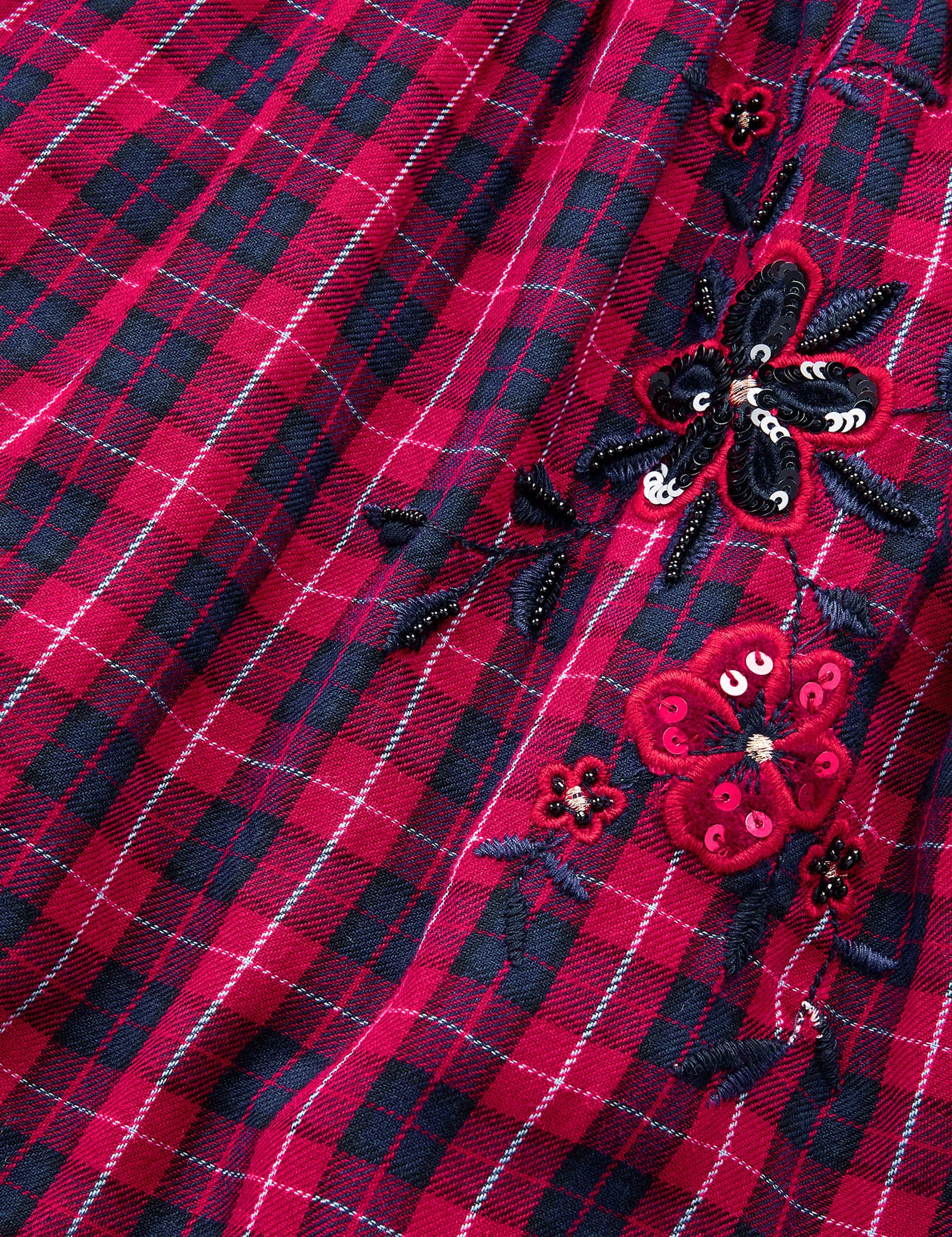 Tartan Sequin Embellished Dress (3-13 yrs) 3 of 3