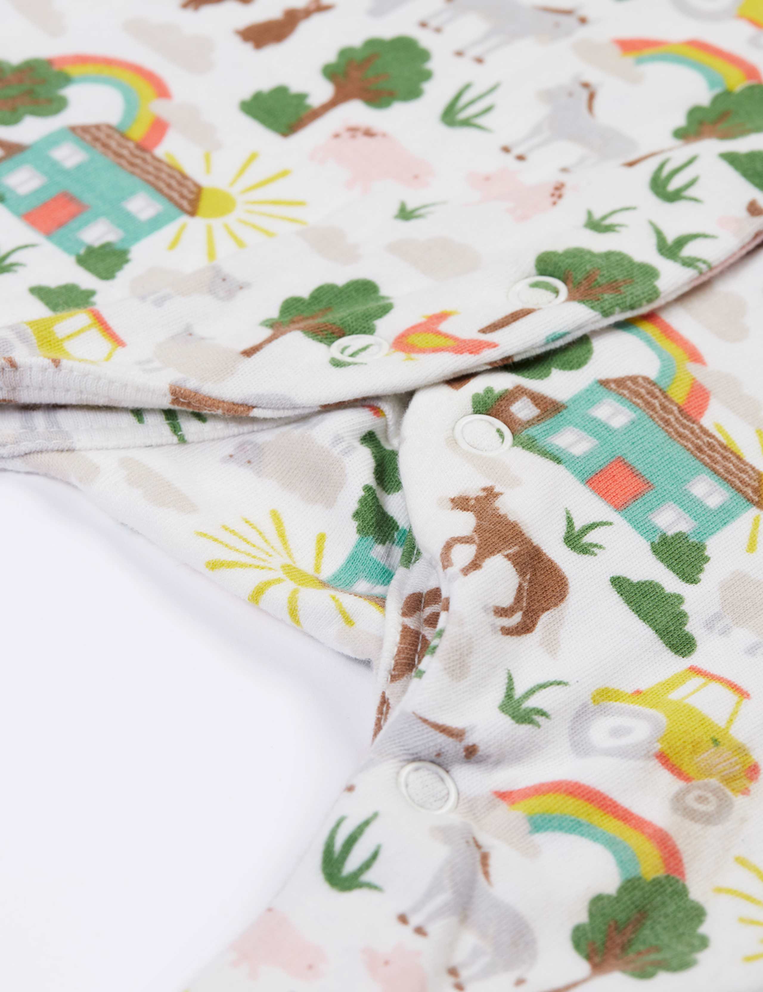 Pure Cotton Dinosaur Romper (0-18 Mths) 5 of 5