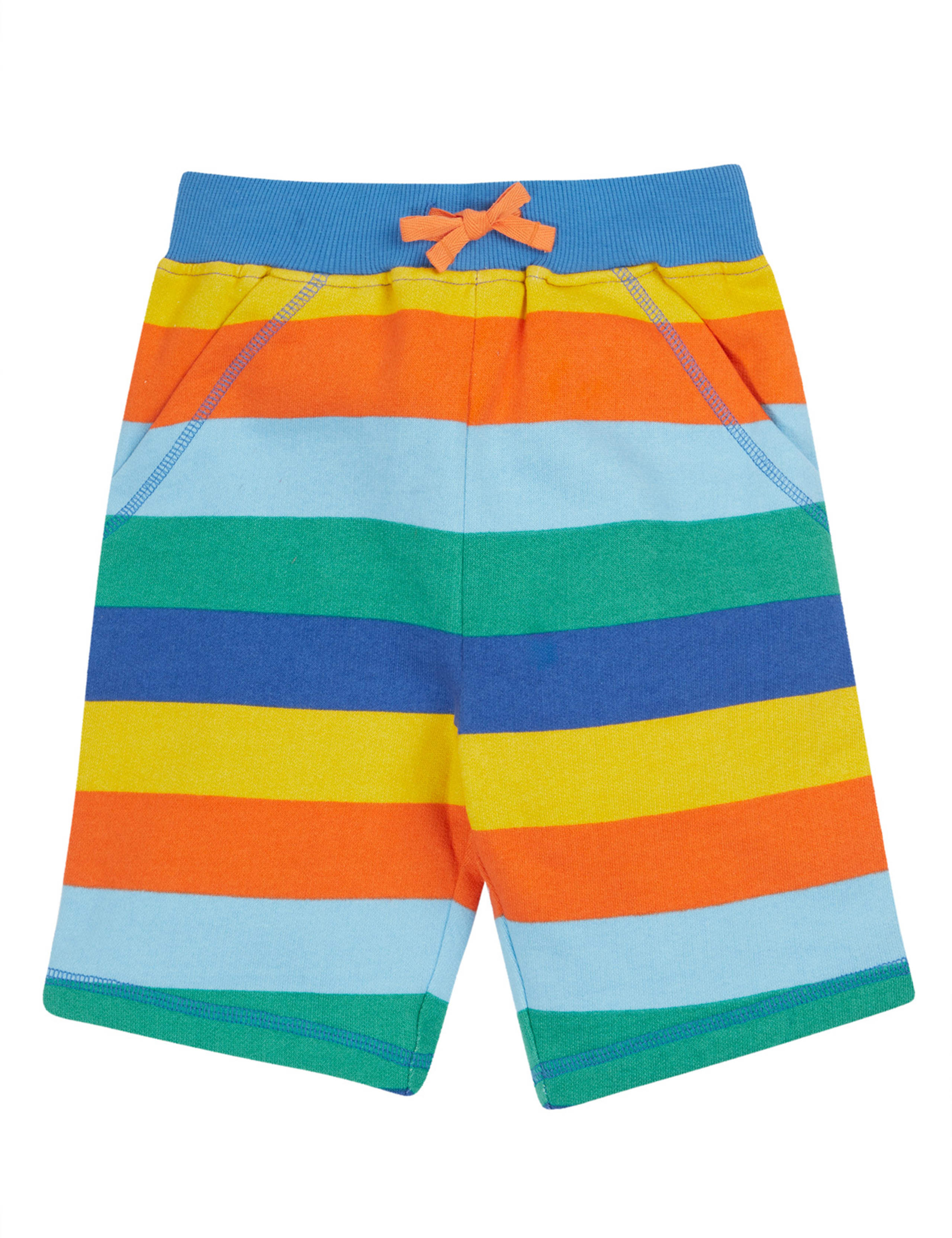 Pure Cotton Striped Shorts (2-10 Yrs) 2 of 4