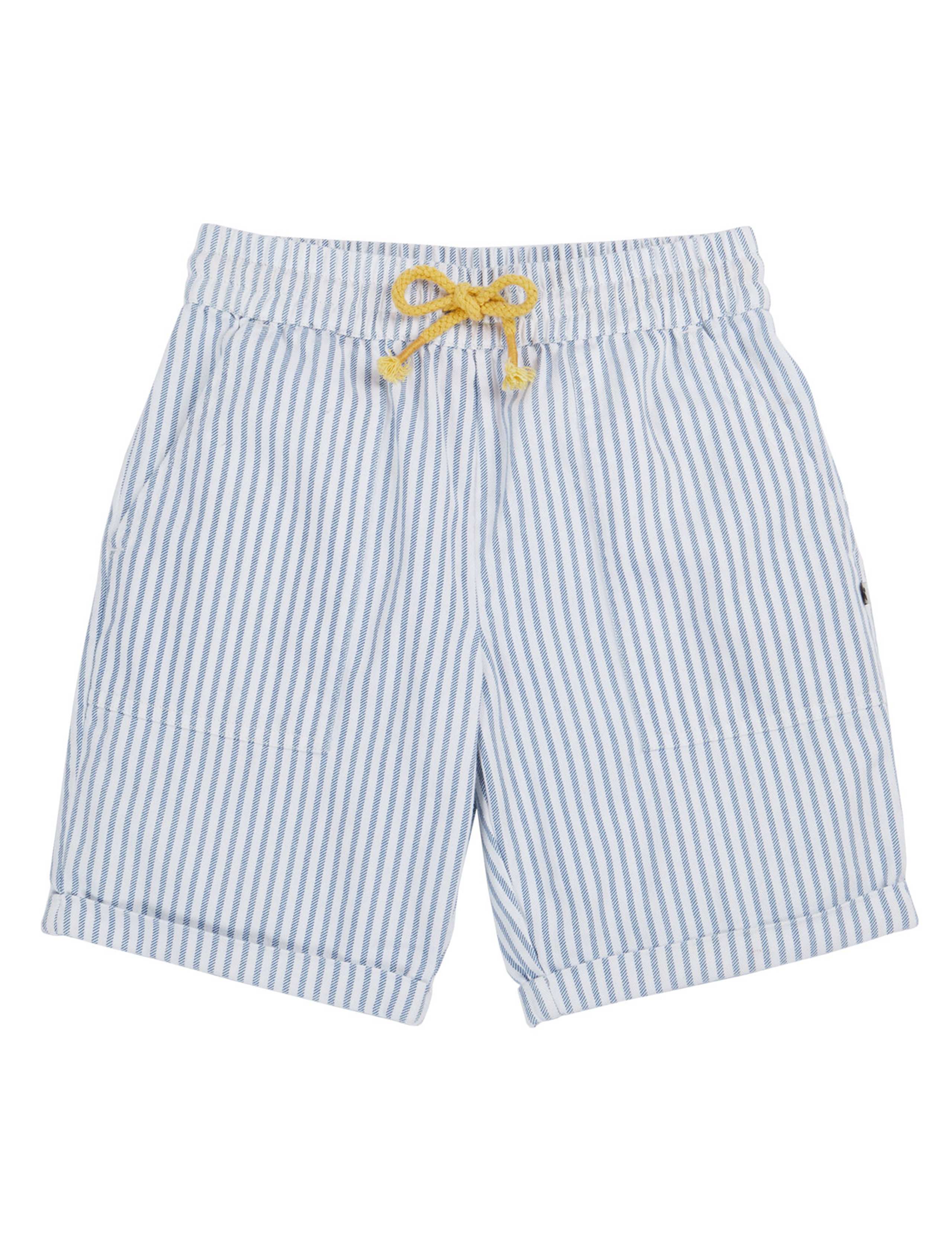 Pure Cotton Striped Shorts (2-10 Yrs) 2 of 6