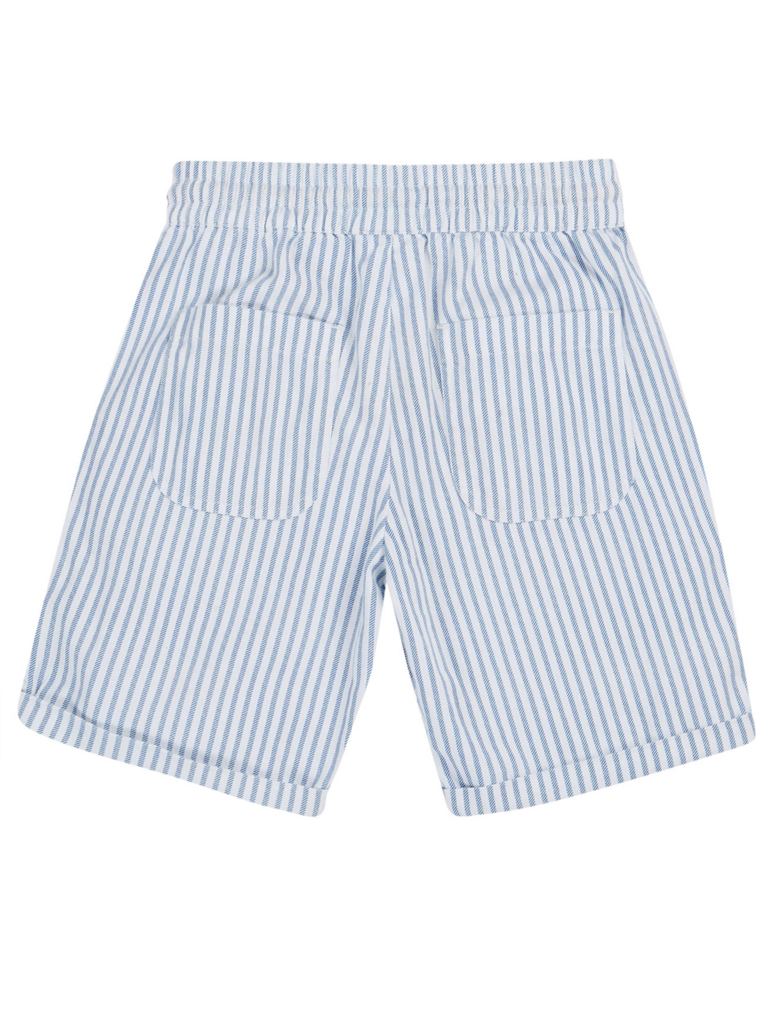 Pure Cotton Striped Shorts (2-10 Yrs) 3 of 6