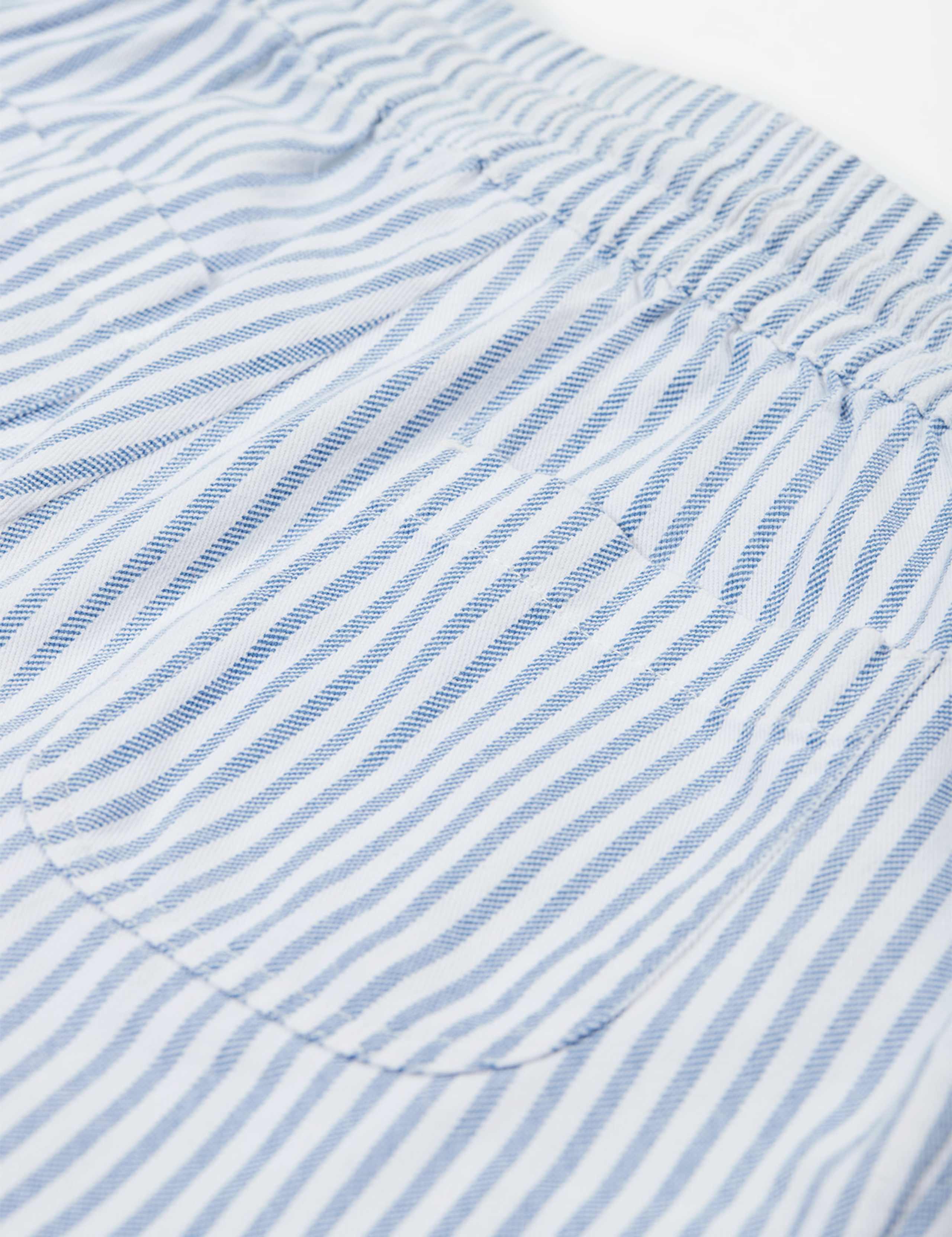 Pure Cotton Striped Shorts (2-10 Yrs) 6 of 6
