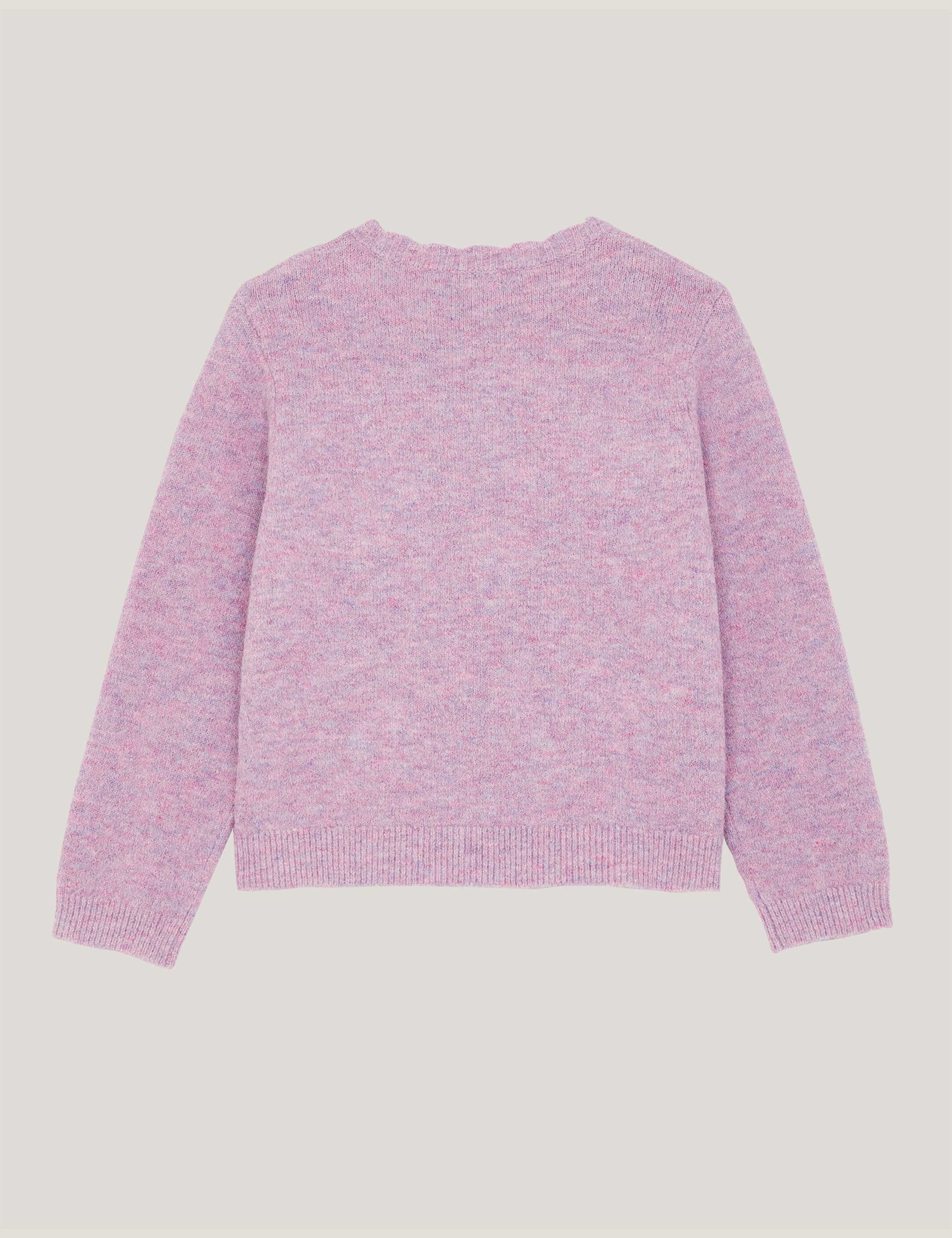 Embellished Bow Knitted Cardigan (3-15 Yrs) 3 of 3