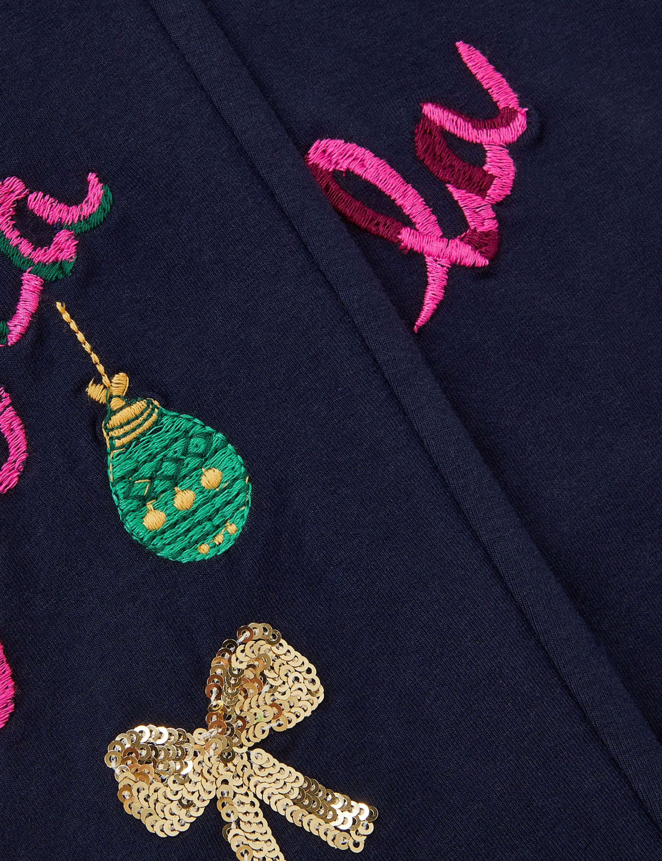 Cotton Rich Christmas Sequin Leggings (3-13 Yrs) 3 of 3