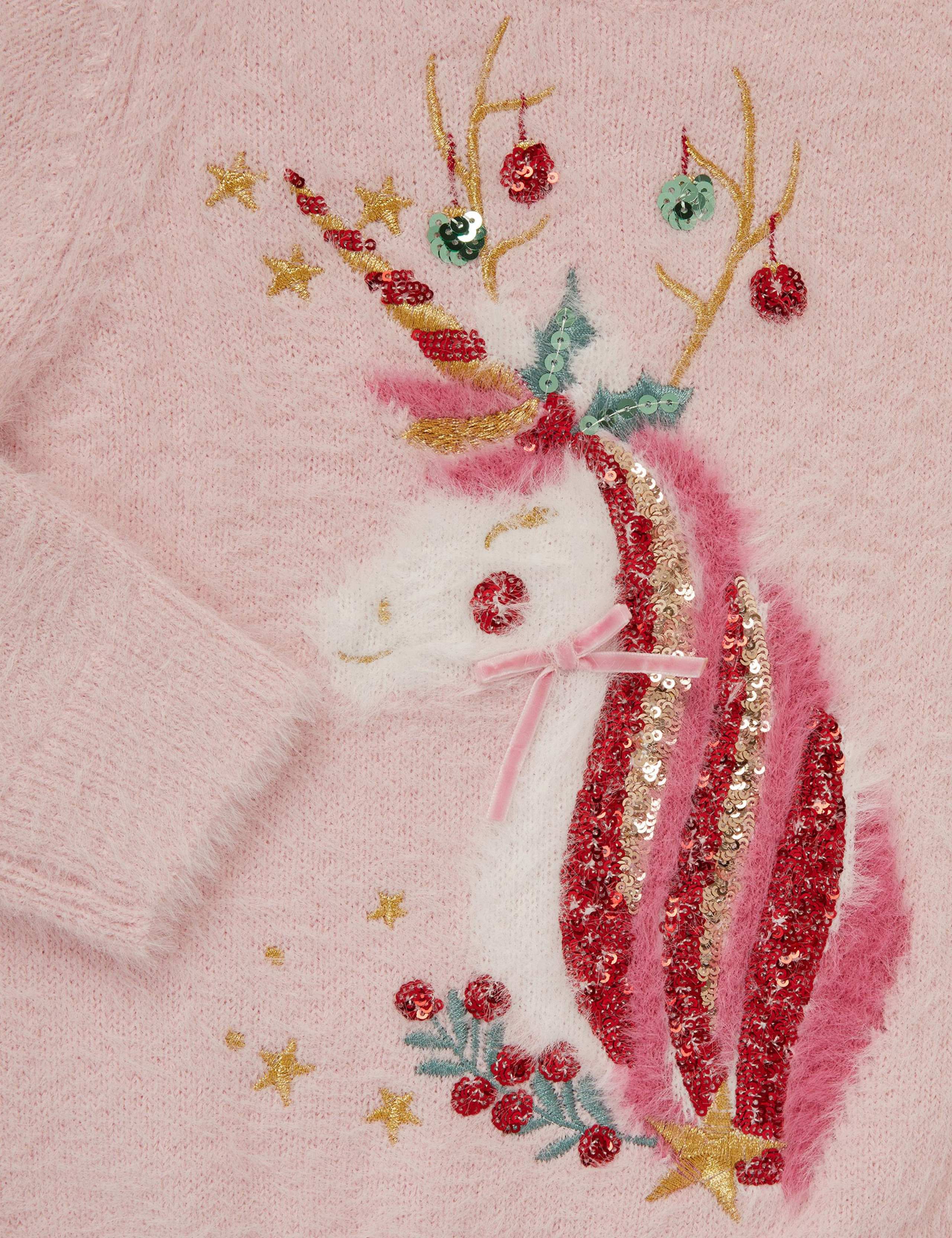 Unicorn Knitted Christmas Jumper (3-13 Yrs) 3 of 3