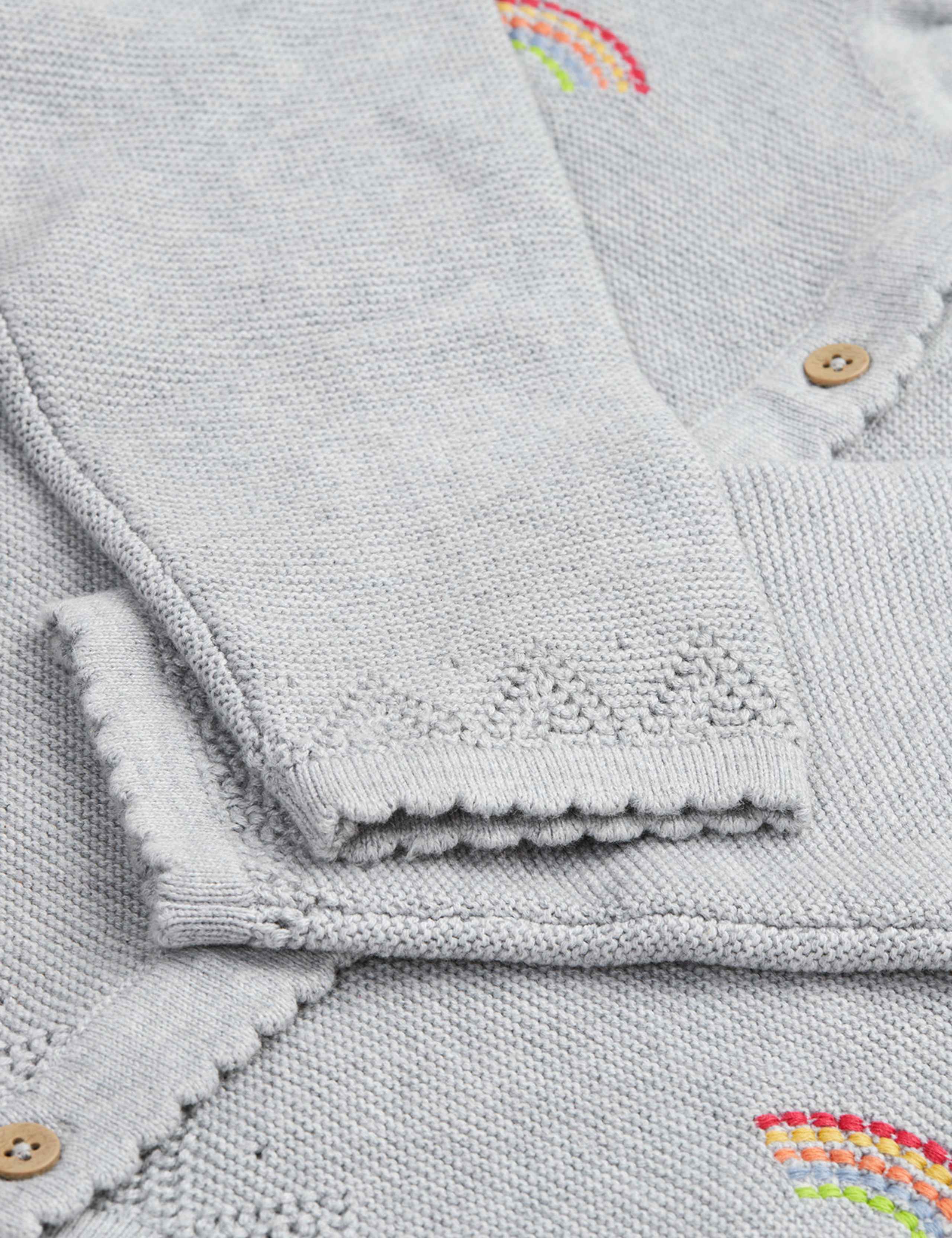 Pure Cotton Embroidered Cardigan (0-10 Yrs) 3 of 4