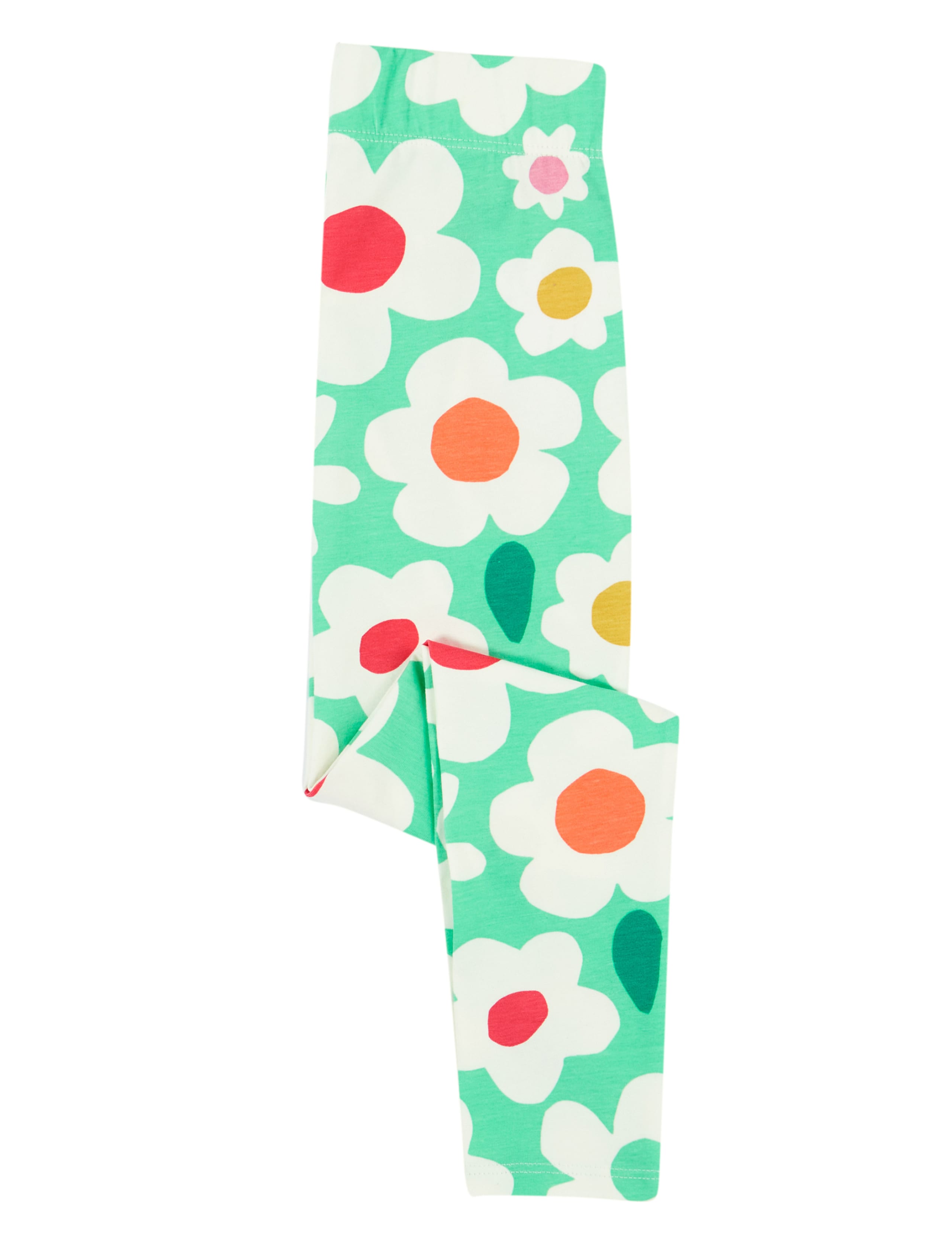 Cotton Rich Floral Leggings (18 Mths-10 Yrs) 2 of 5