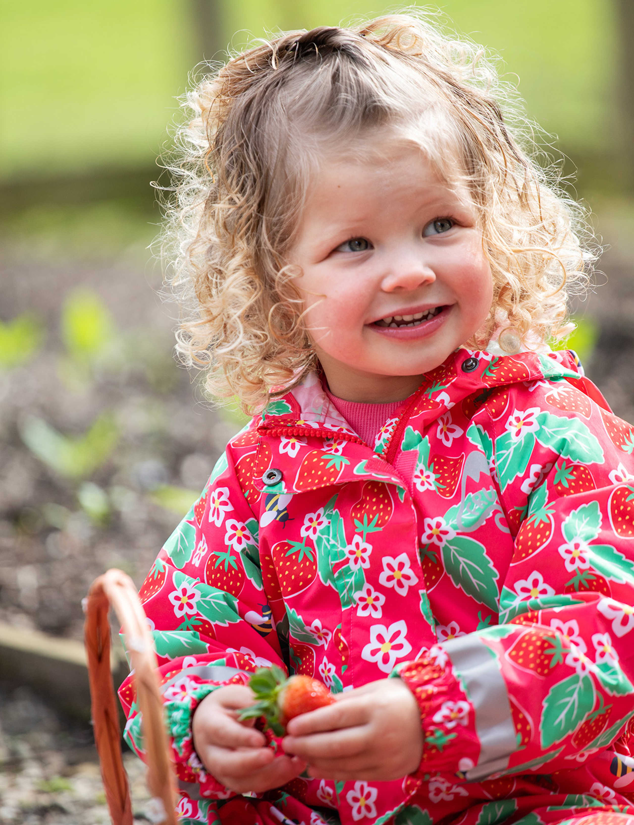 Hooded Strawberry Puddlesuit (1-10 Yrs) 2 of 8