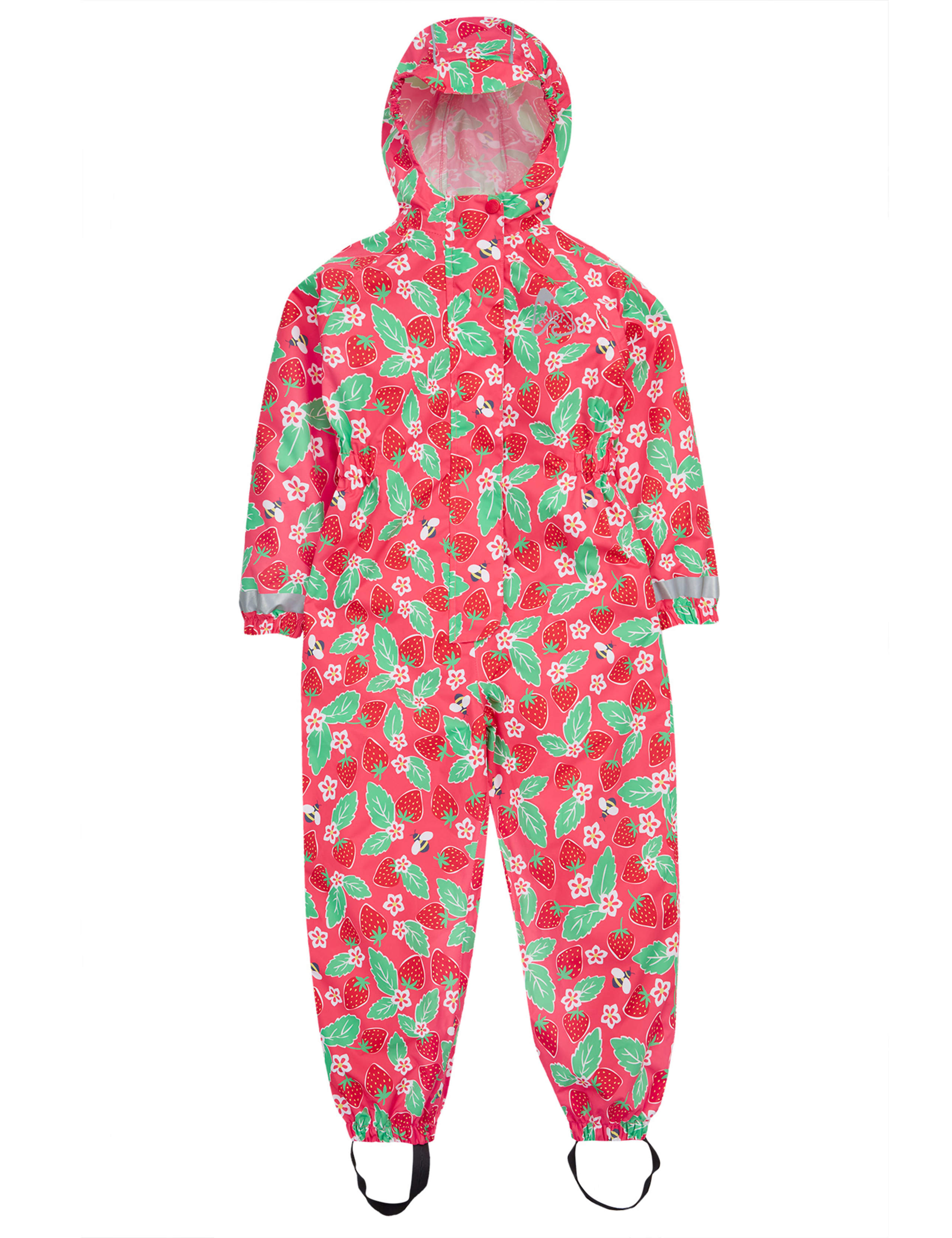 Hooded Strawberry Puddlesuit (1-10 Yrs) 3 of 8