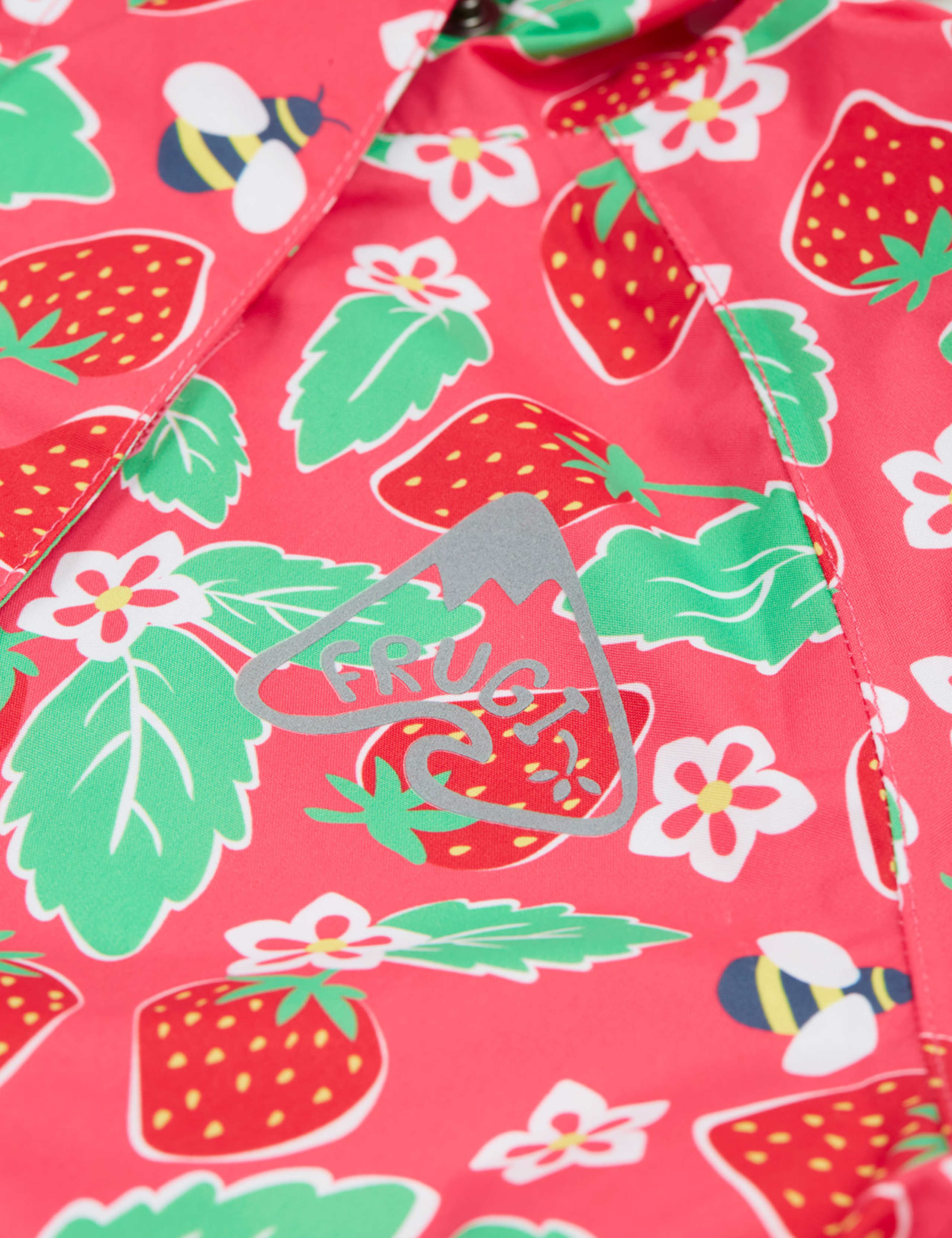 Hooded Strawberry Puddlesuit (1-10 Yrs) 8 of 8