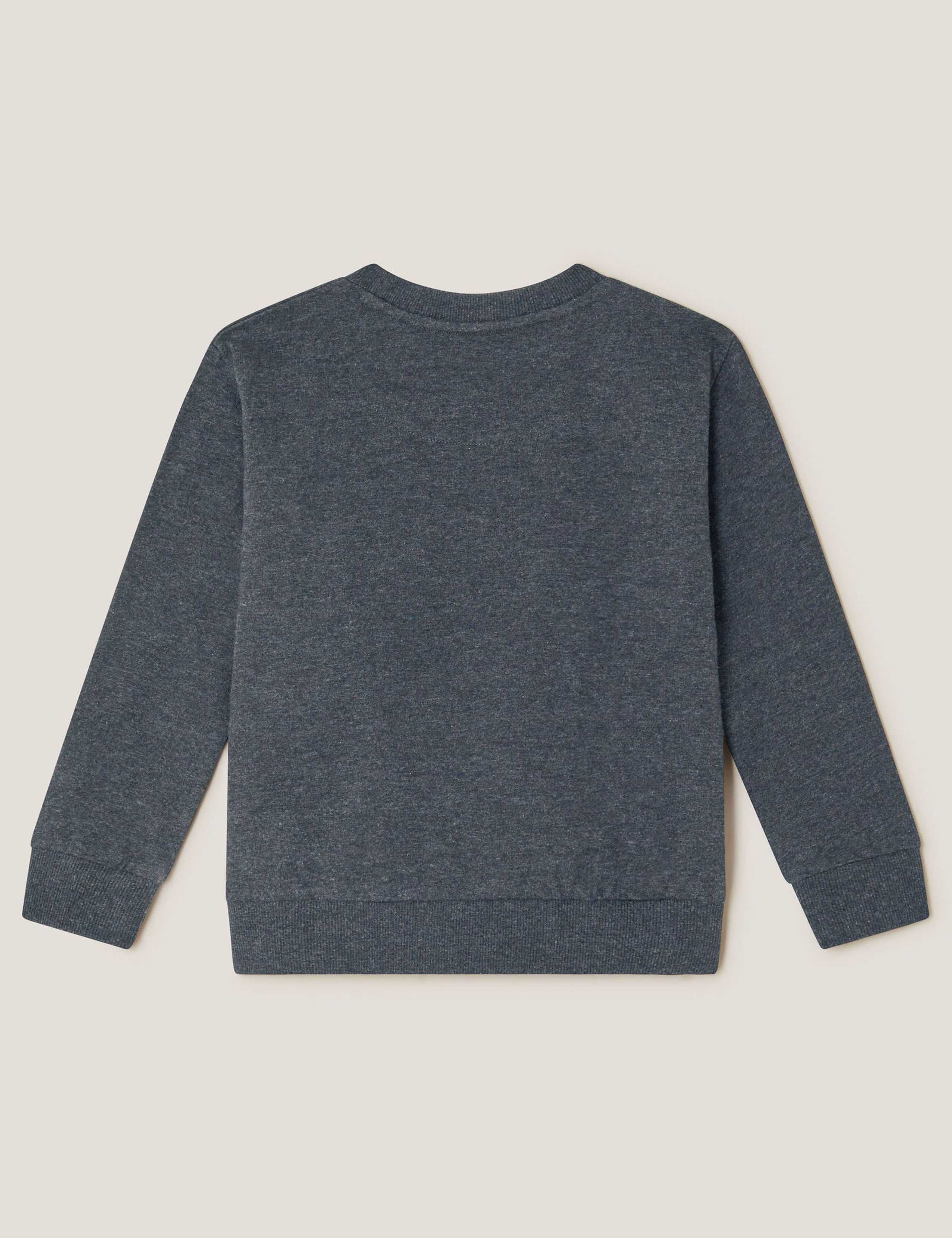 Pure Cotton Santa Scene Sweatshirt (2-13 Yrs) 3 of 3